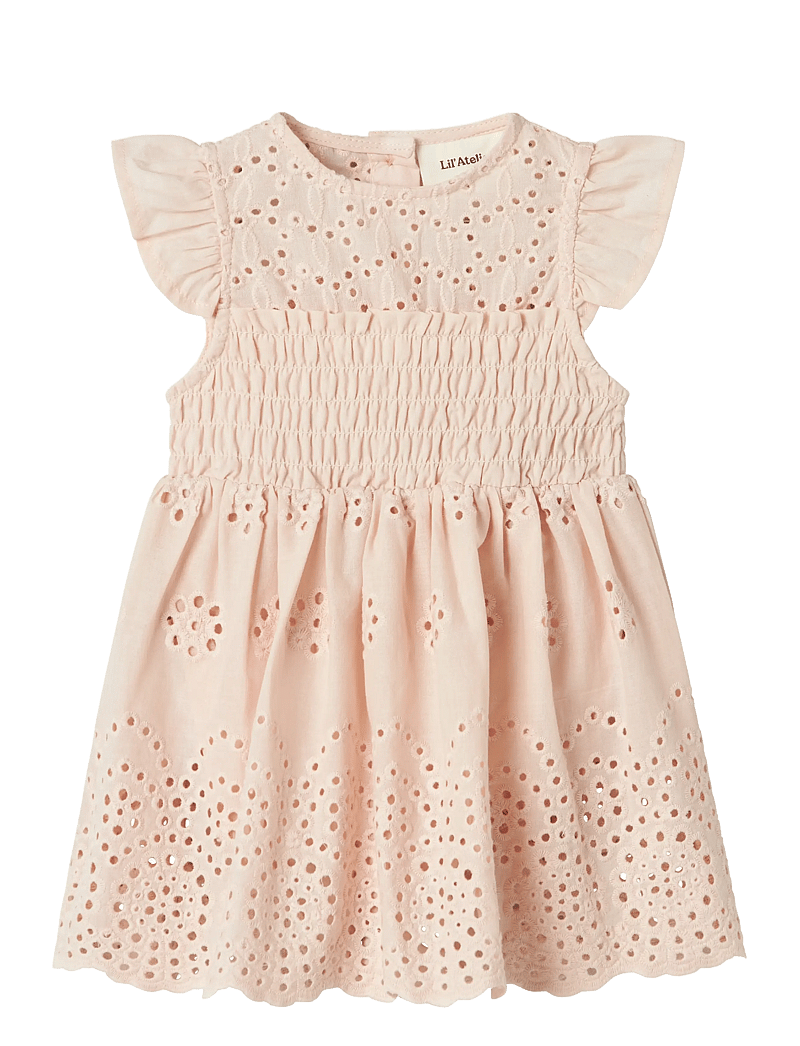 Lil'Atelier - NBFJEDI CAPSL BODY DRESS LIL - Ärmlösa babyklänningar - peach blush - 0