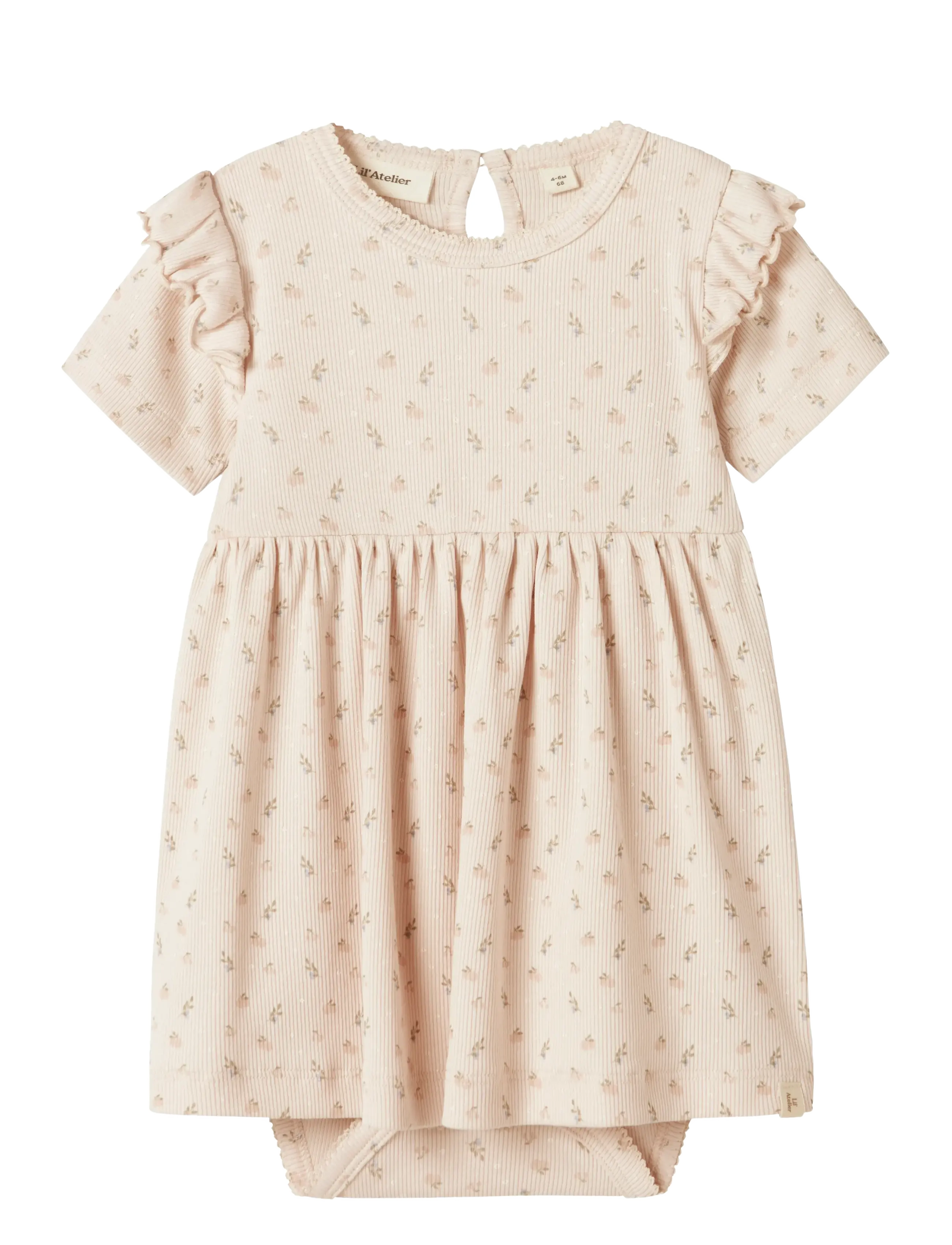 Lil'Atelier - NBFGAGO KEF SS BODY DRESS LIL - peach blush - 1