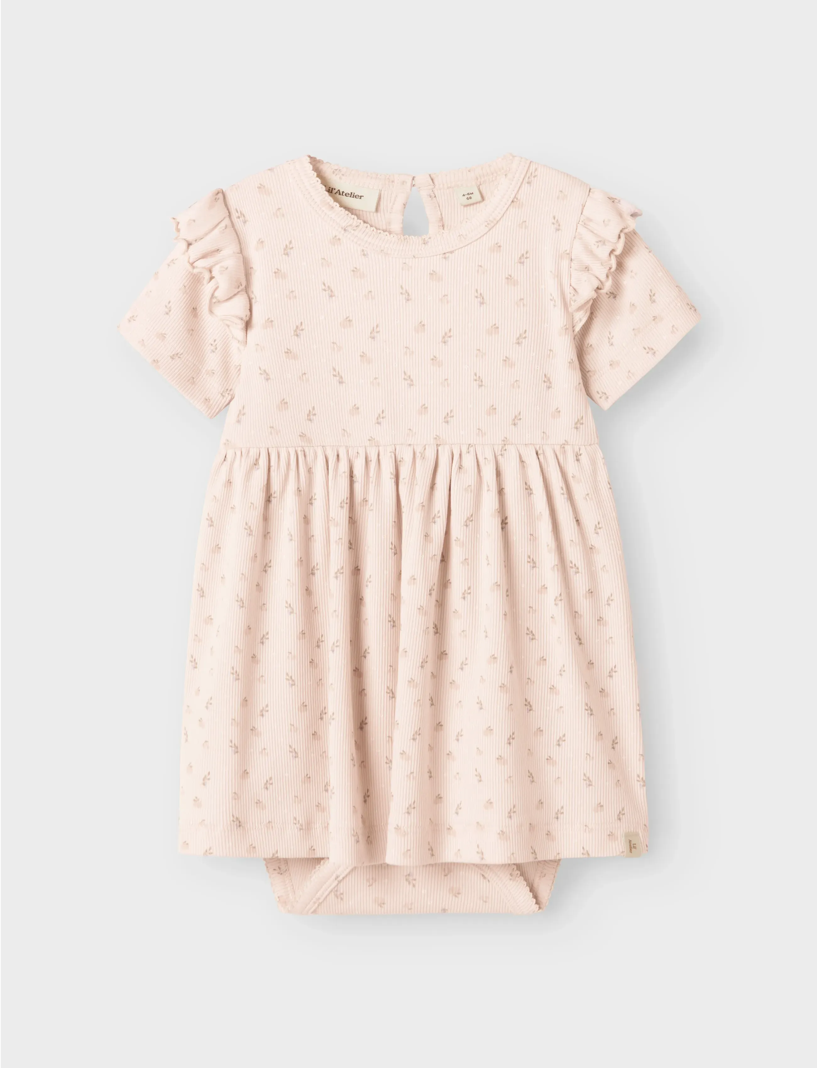 Lil'Atelier - NBFGAGO KEF SS BODY DRESS LIL - peach blush - 3