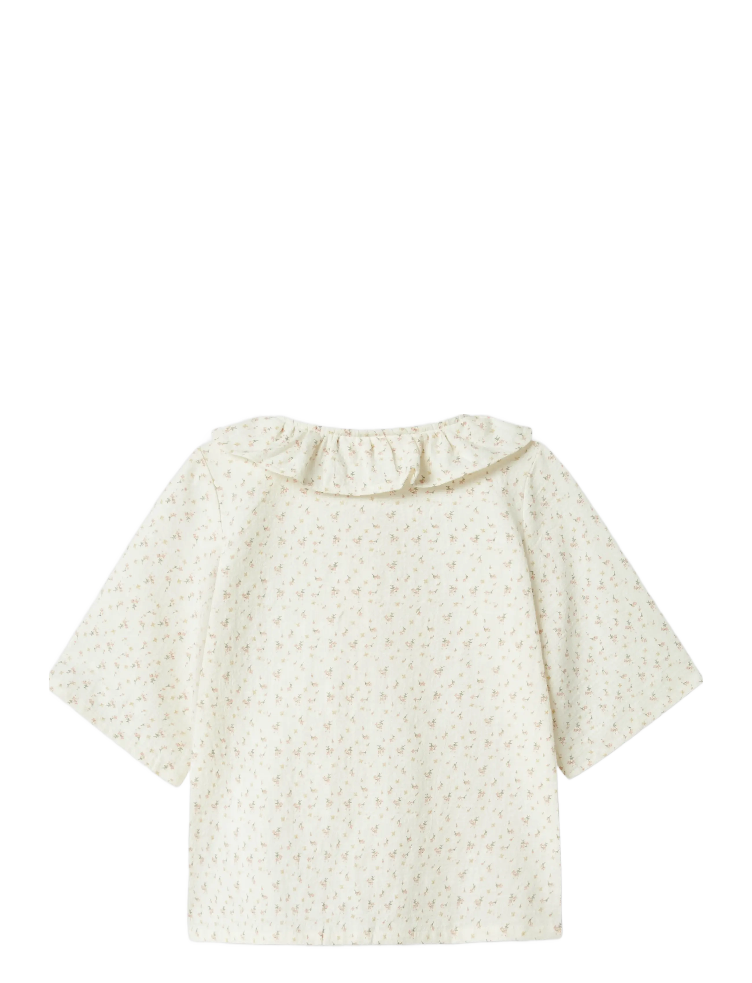 Lil'Atelier - NMFHAILEY SS LOOSE SHIRT LIL - coconut milk - 2