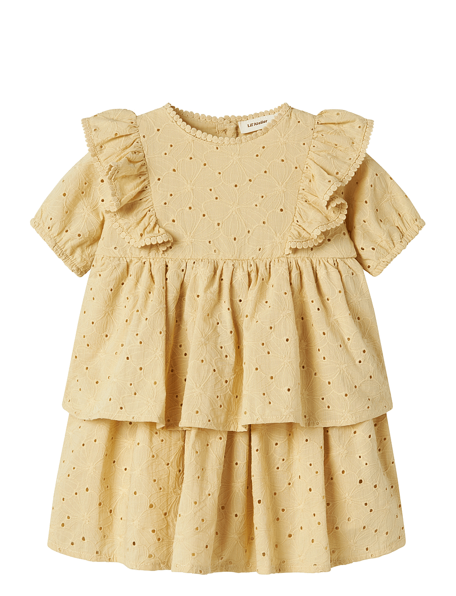 Lil'Atelier - NMFFABIOLI SS LOOSE DRESS LIL - sea mist - 0