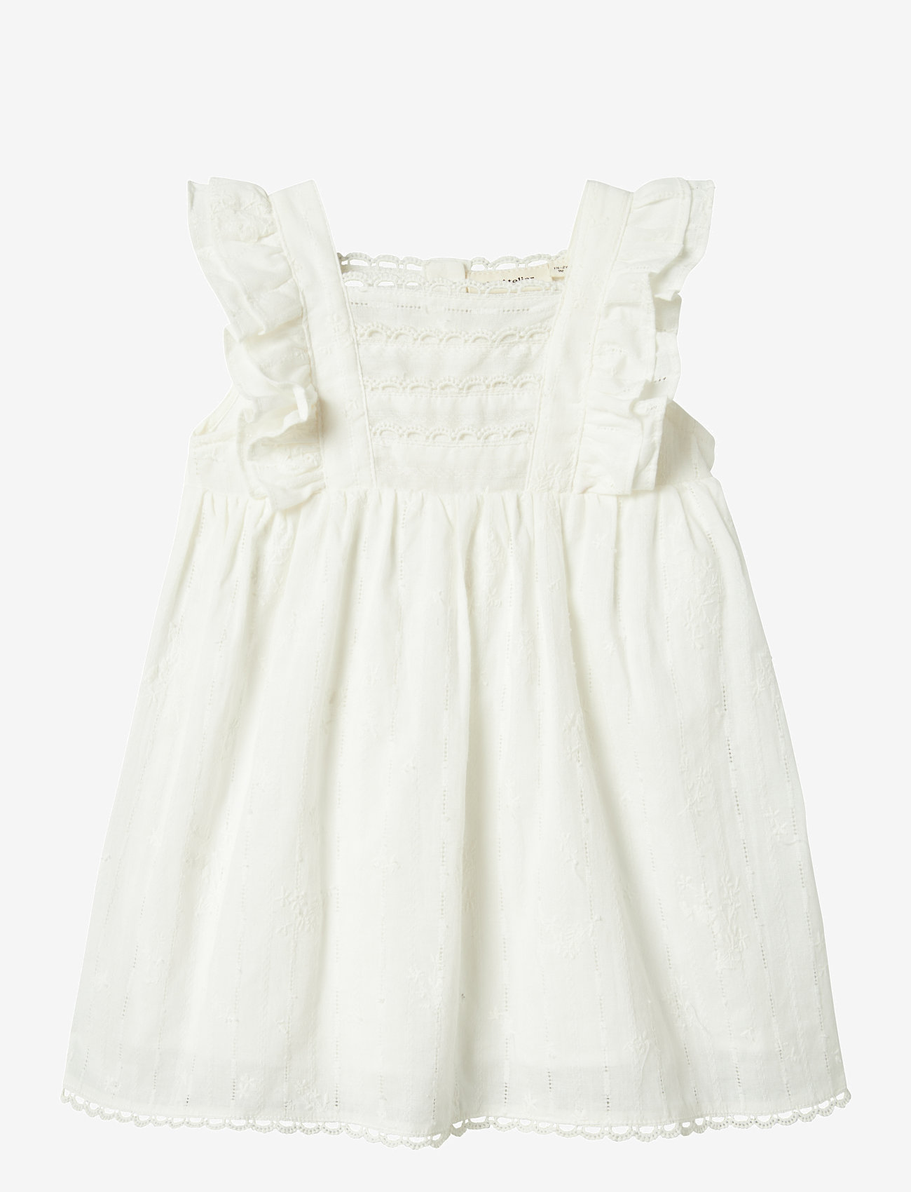 Lil'Atelier - NMFFIOLA SL DRESS LIL - laisvalaikio suknelės be rankovių - coconut milk - 0