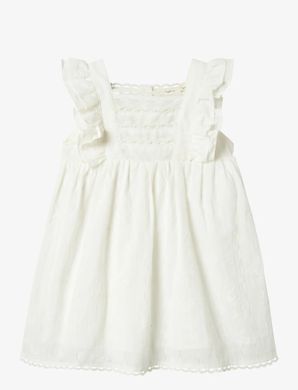 Lil'Atelier - NMFFIOLA SL DRESS LIL - Ärmellose freizeitkleider - coconut milk - 0