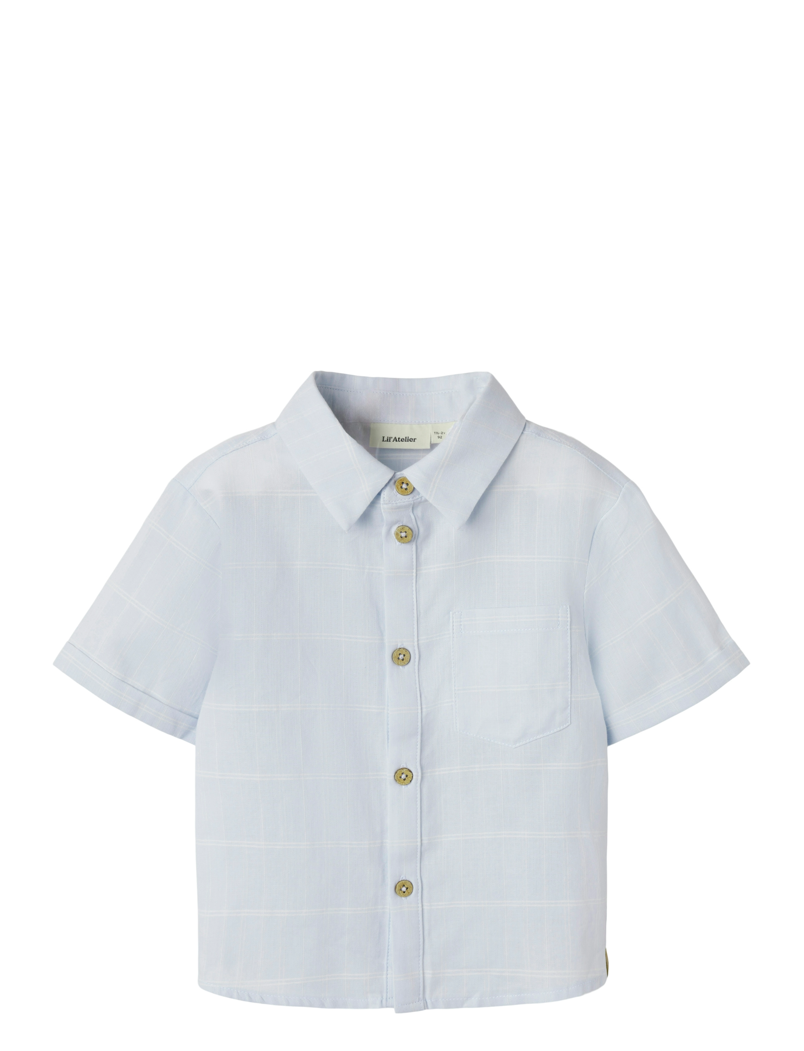 Lil'Atelier NMMFRIDO SS LOOSE SHIRT LIL - Skjorter - ANCIENT WATER / blue