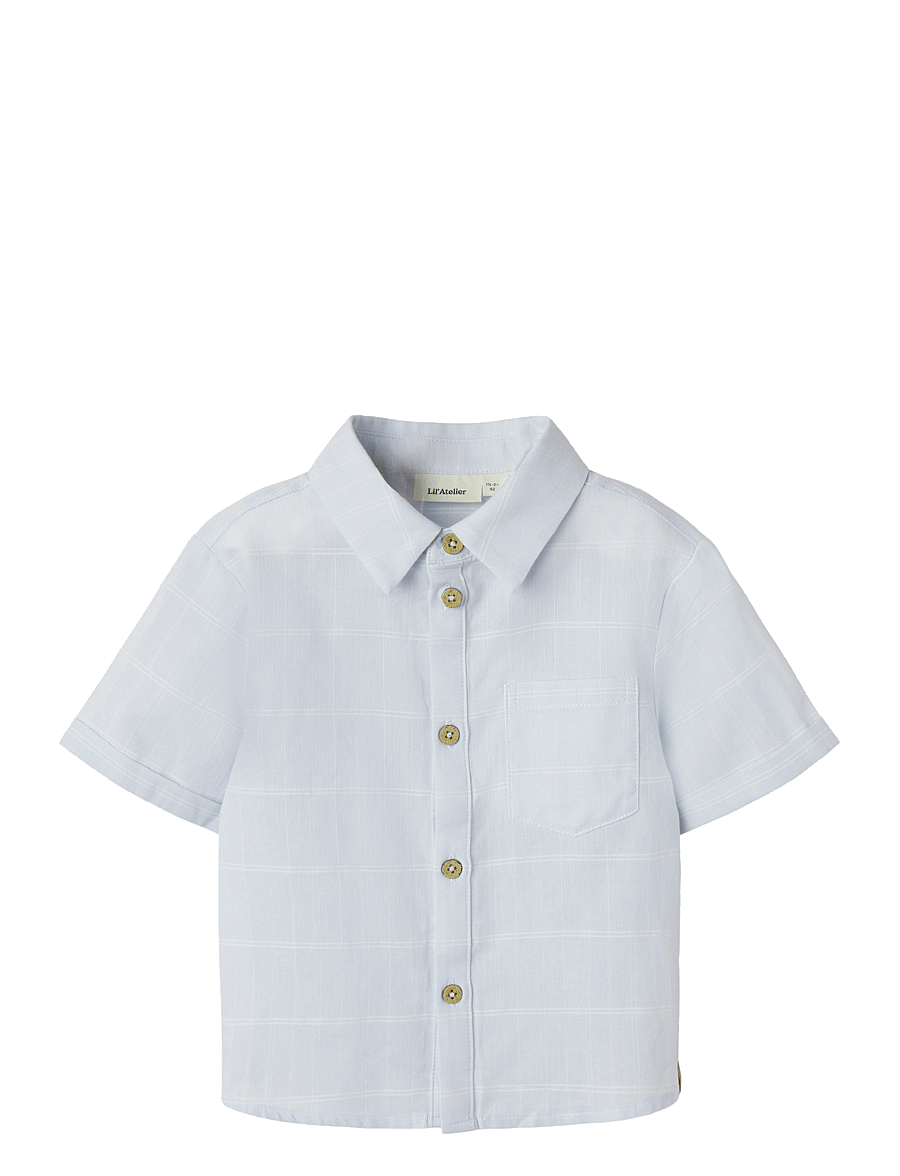Lil'Atelier - NMMFRIDO SS LOOSE SHIRT LIL - ancient water - 0