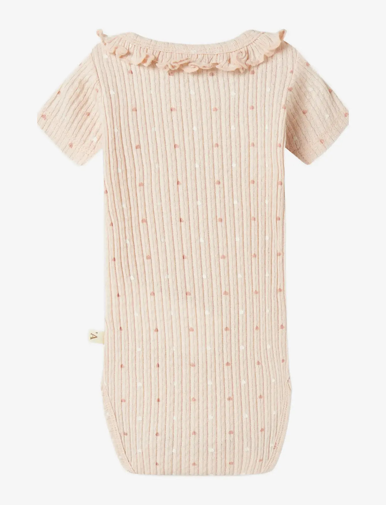 Lil'Atelier - NBFHULLA HUA SS SLIM BODY LIL - kurzärmelige bodys - peach blush - 1