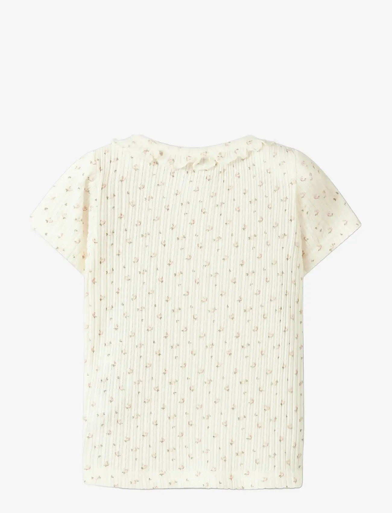 Lil'Atelier - NMFHULLA HUA SS SLIM TOP LIL - stutterma bolir - coconut milk - 1