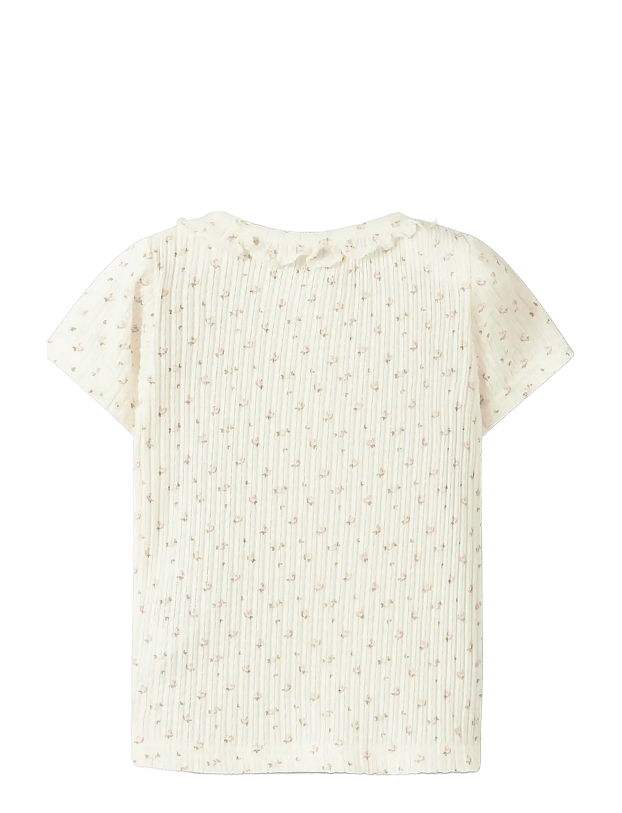 Lil'Atelier - NMFHULLA HUA SS SLIM TOP LIL - kurzärmelige - coconut milk - 1