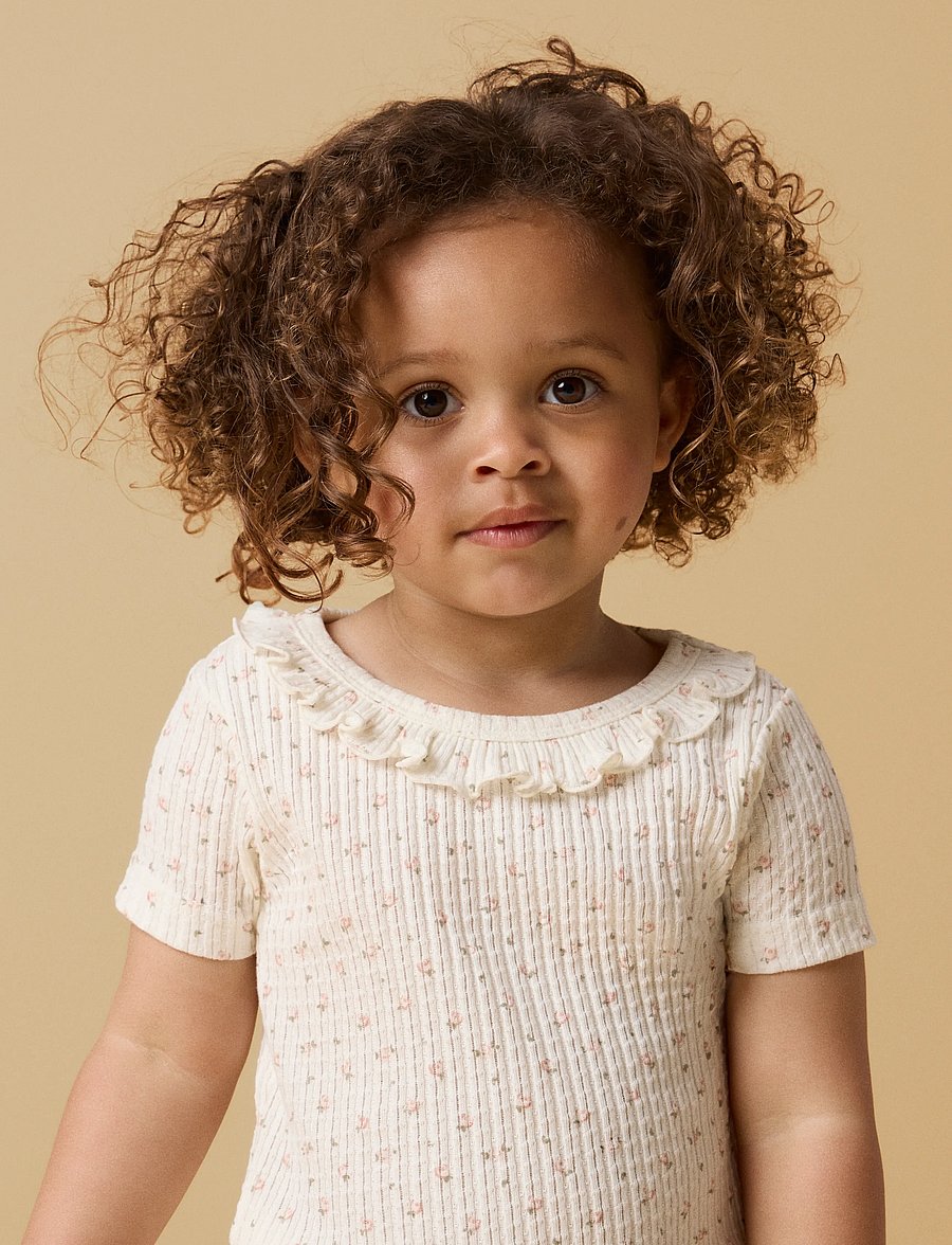 Lil'Atelier - NMFHULLA HUA SS SLIM TOP LIL - kurzärmelige - coconut milk - 2