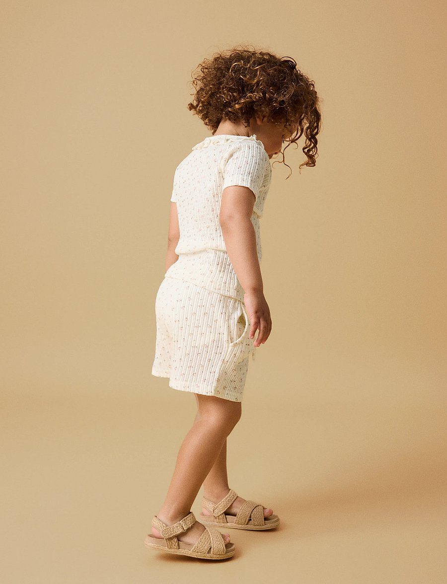 Lil'Atelier - NMFHULLA HUA SS SLIM TOP LIL - kurzärmelige - coconut milk - 4