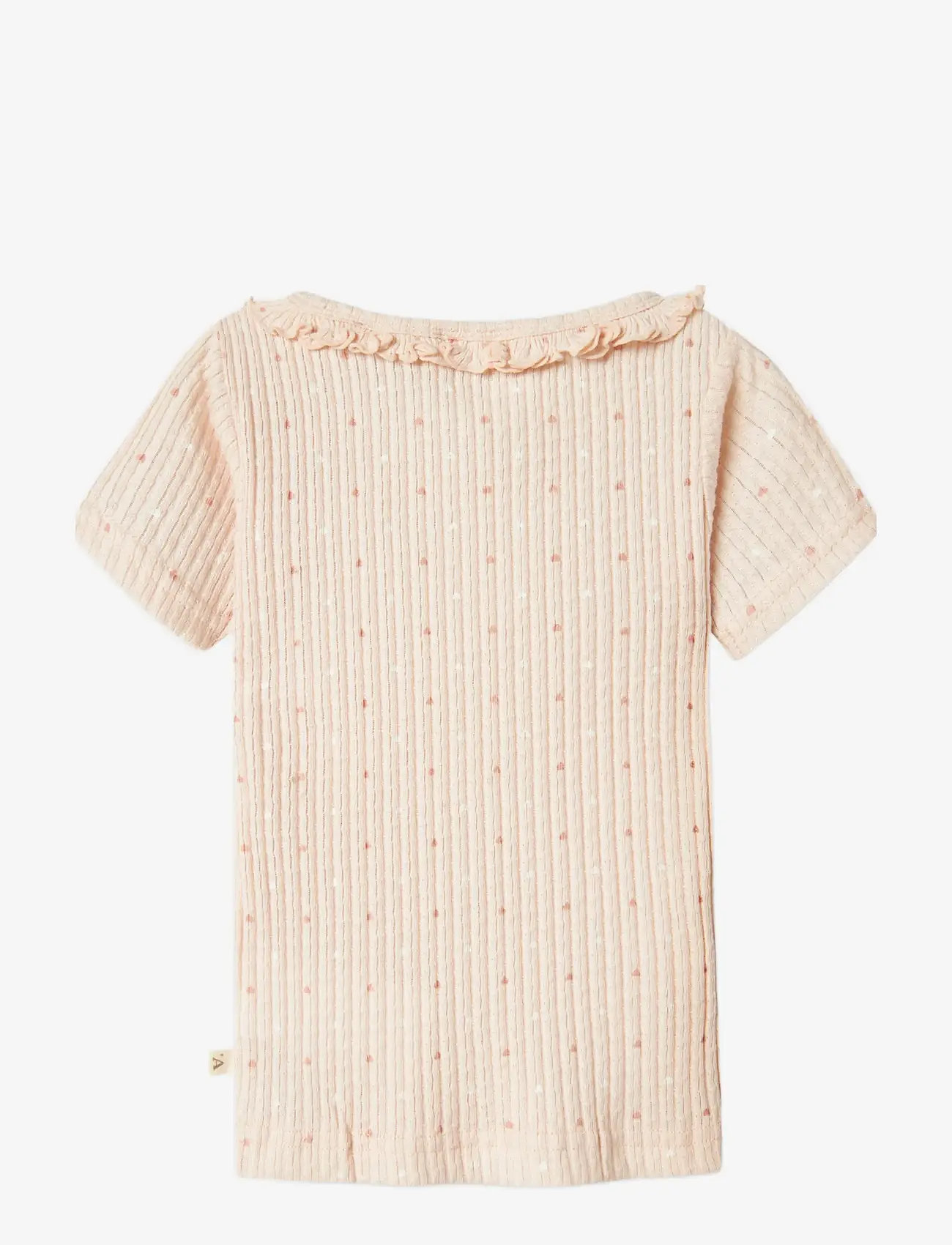 Lil'Atelier - NMFHULLA HUA SS SLIM TOP LIL - kortärmade t-shirts - peach blush - 1