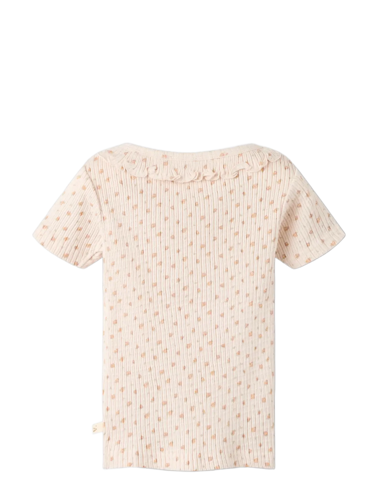 Lil'Atelier - NMFHULLA HUA SS SLIM TOP LIL - kortärmade t-shirts - shell - 1