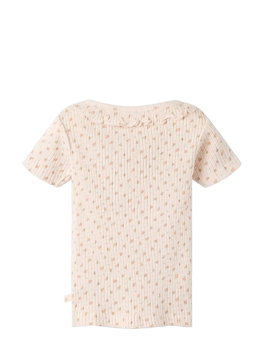 Lil'Atelier - NMFHULLA HUA SS SLIM TOP LIL - lühikeste varrukatega t-särgid - shell - 1