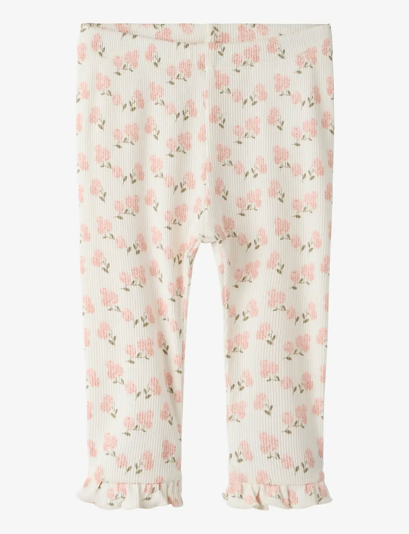 Lil'Atelier - NBFGAGO KNY SLIM LEGGINGS LIL - leggings - coconut milk - 0