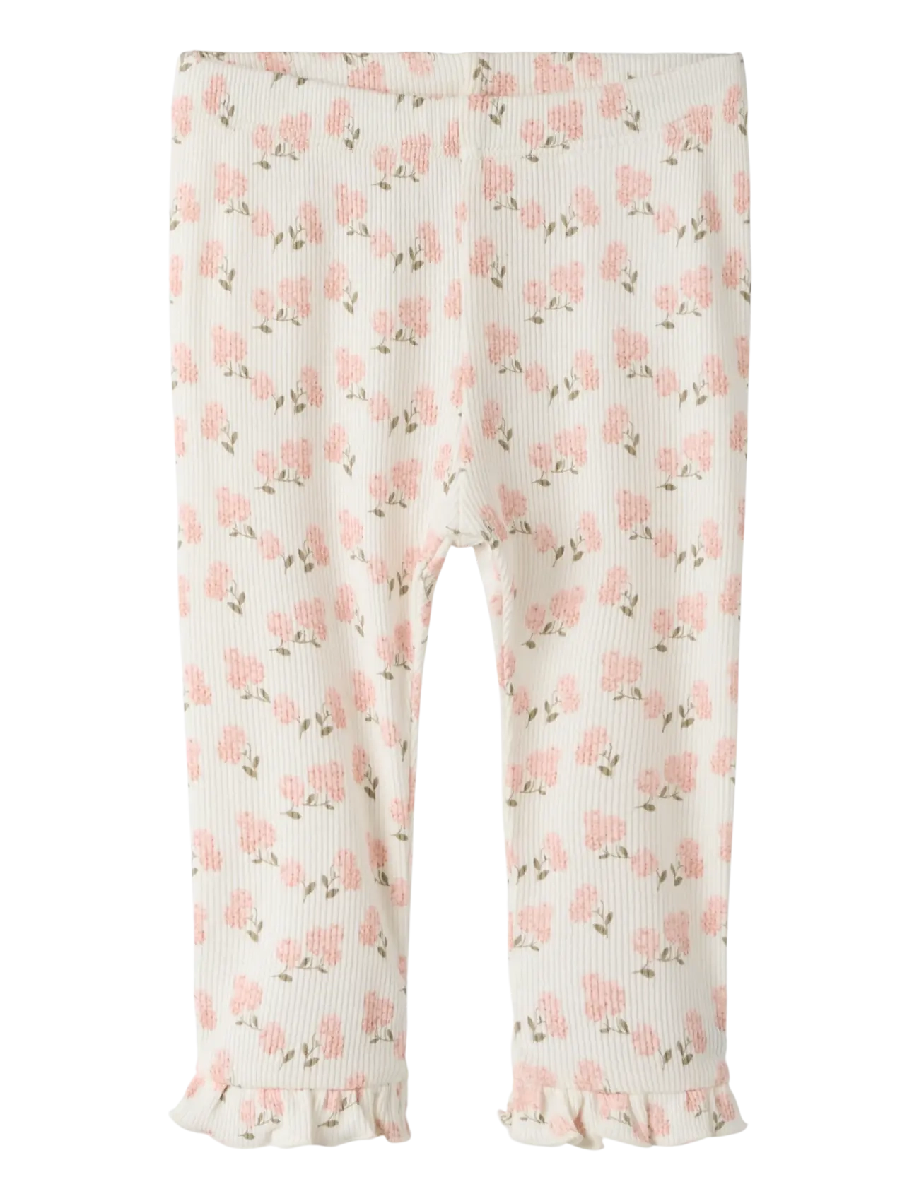 Lil'Atelier NBFGAGO KNY SLIM LEGGINGS LIL - Riided - COCONUT MILK / cream