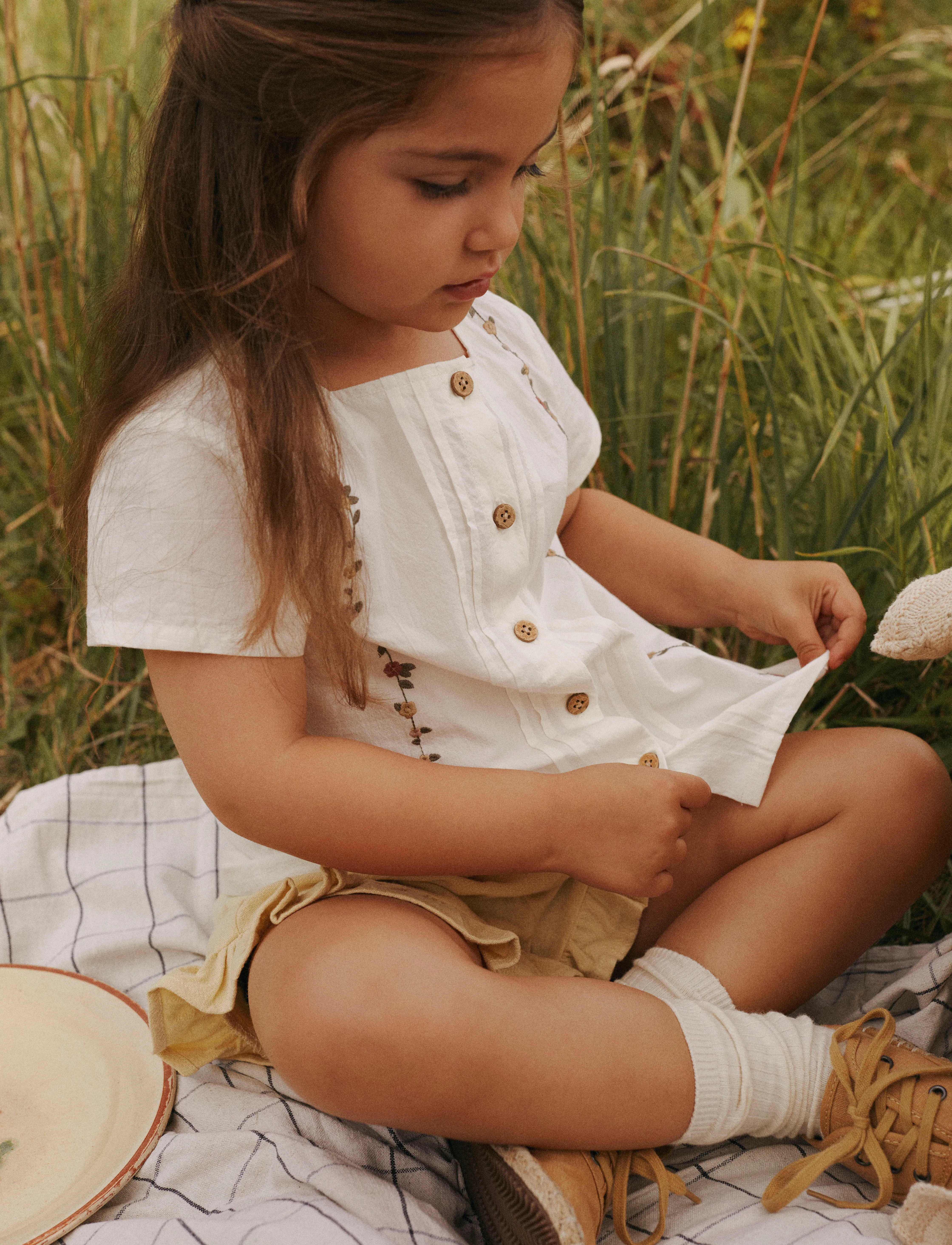 Lil'Atelier - NMFJOLENE SS LOOSE SHIRT LIL - coconut milk - 2