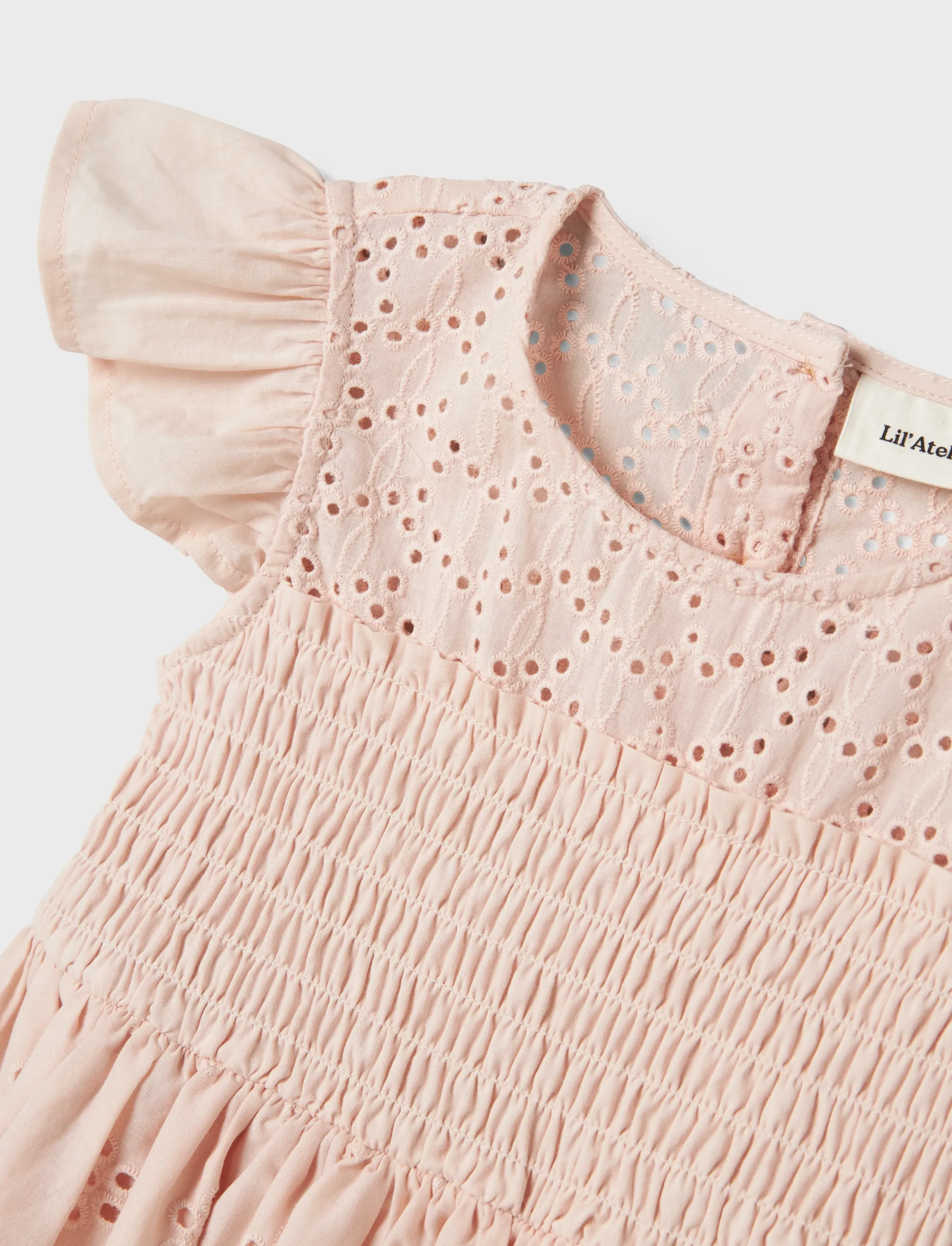 Lil'Atelier - NMFJEDI CAPSL LOOSE DRESS LIL - peach blush - 3