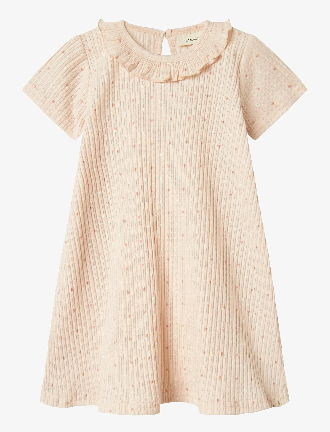 Lil'Atelier - NMFHULLA HUA SS DRESS LIL - kortærmede hverdagskjoler - peach blush - 0