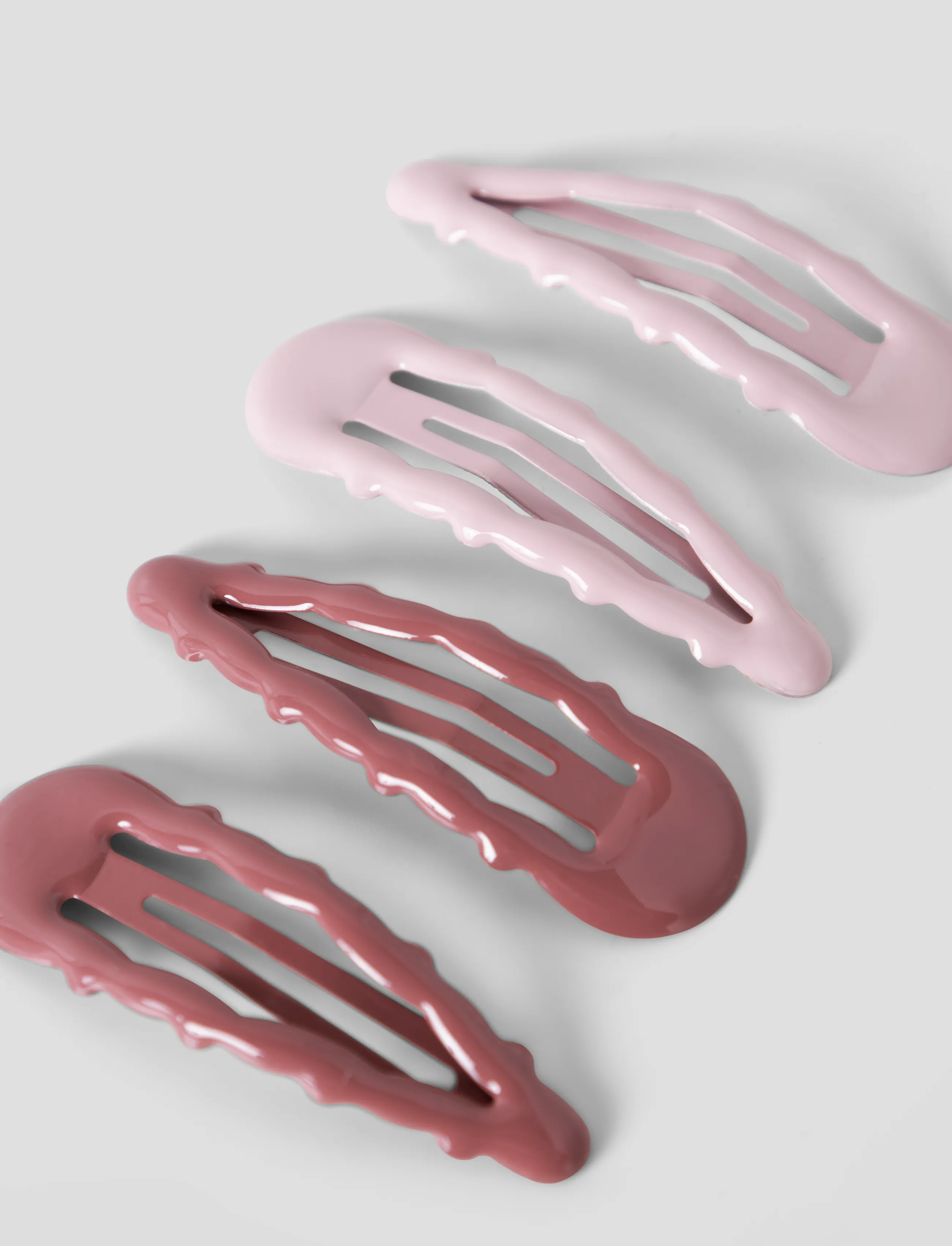 Lil'Atelier - NMFACC-HANNE 4P HAIR CLIPS LIL - hushed violet - 1