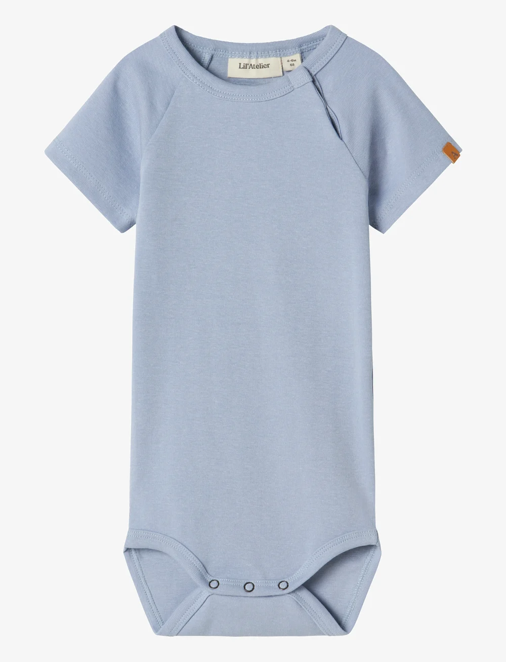 Lil'Atelier - NBMLALO TAB SS SLIM BODY LIL - rāpulītis ar īsām piedurknēm - zen blue - 1