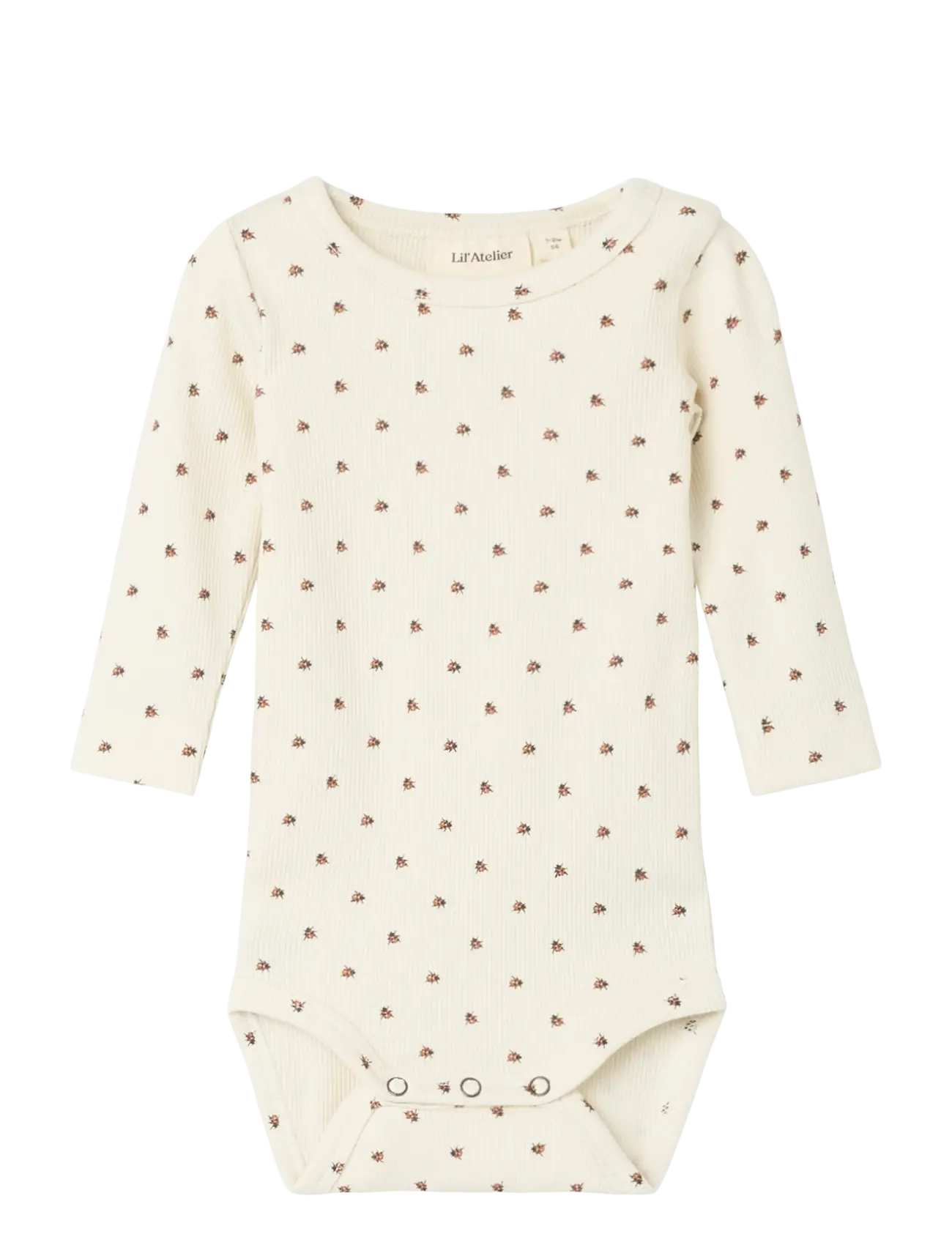 Lil'Atelier Nbnlago Kim Ls Slim Body Lil Noos, 62, Cream, Bodys > Langærmede, Børn