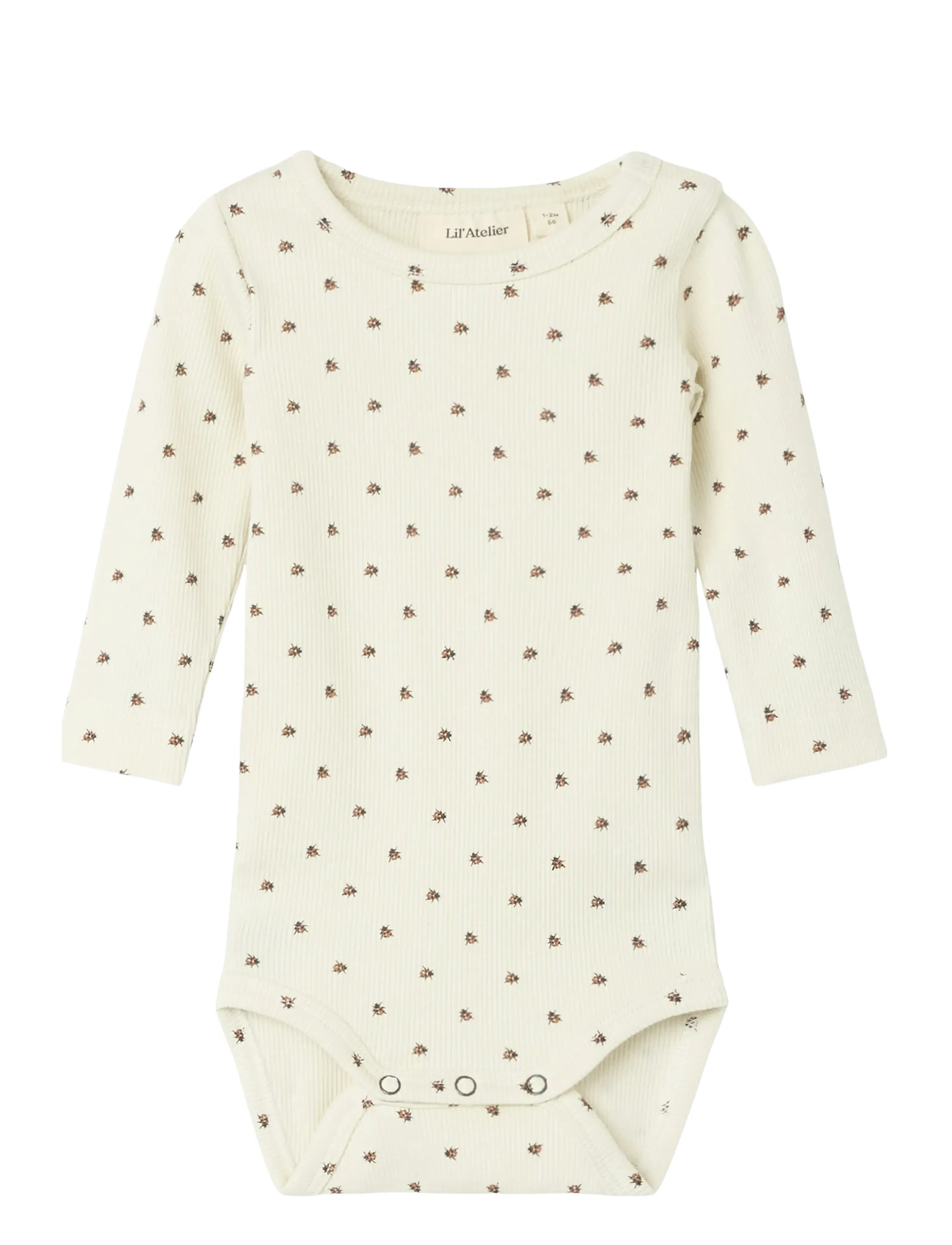 Lil'Atelier NBNLAGO KIM LS SLIM BODY LIL NOOS - 4 for 3 - TURTLEDOVE / cream