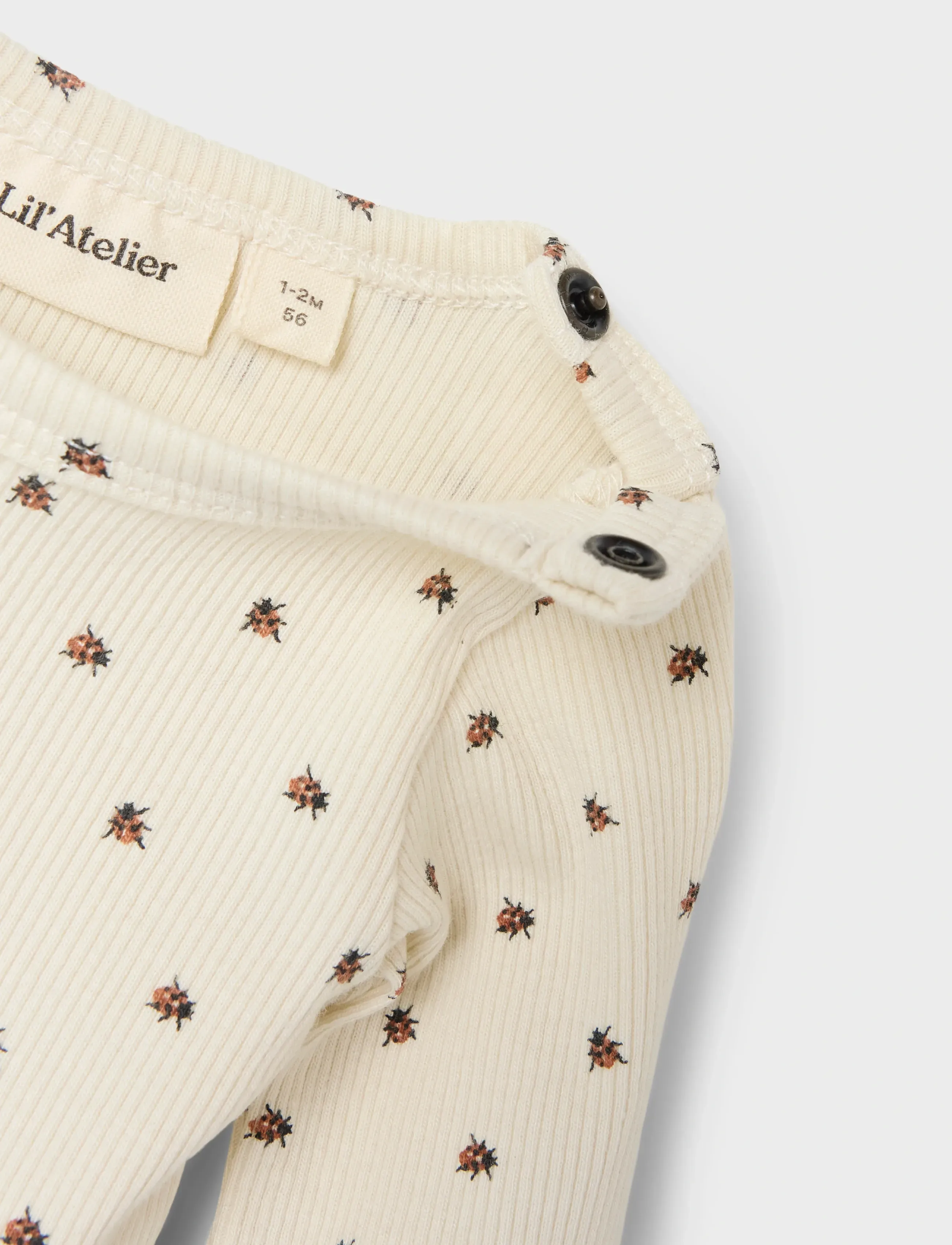 Lil'Atelier - NBNLAGO KIM LS SLIM BODY LIL NOOS - langärmelige bodys - turtledove - 5