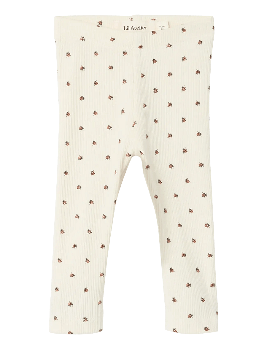Lil'Atelier - NBNLAGO KYE SLIM LEGGING LIL NOOS - leggings - turtledove - 0