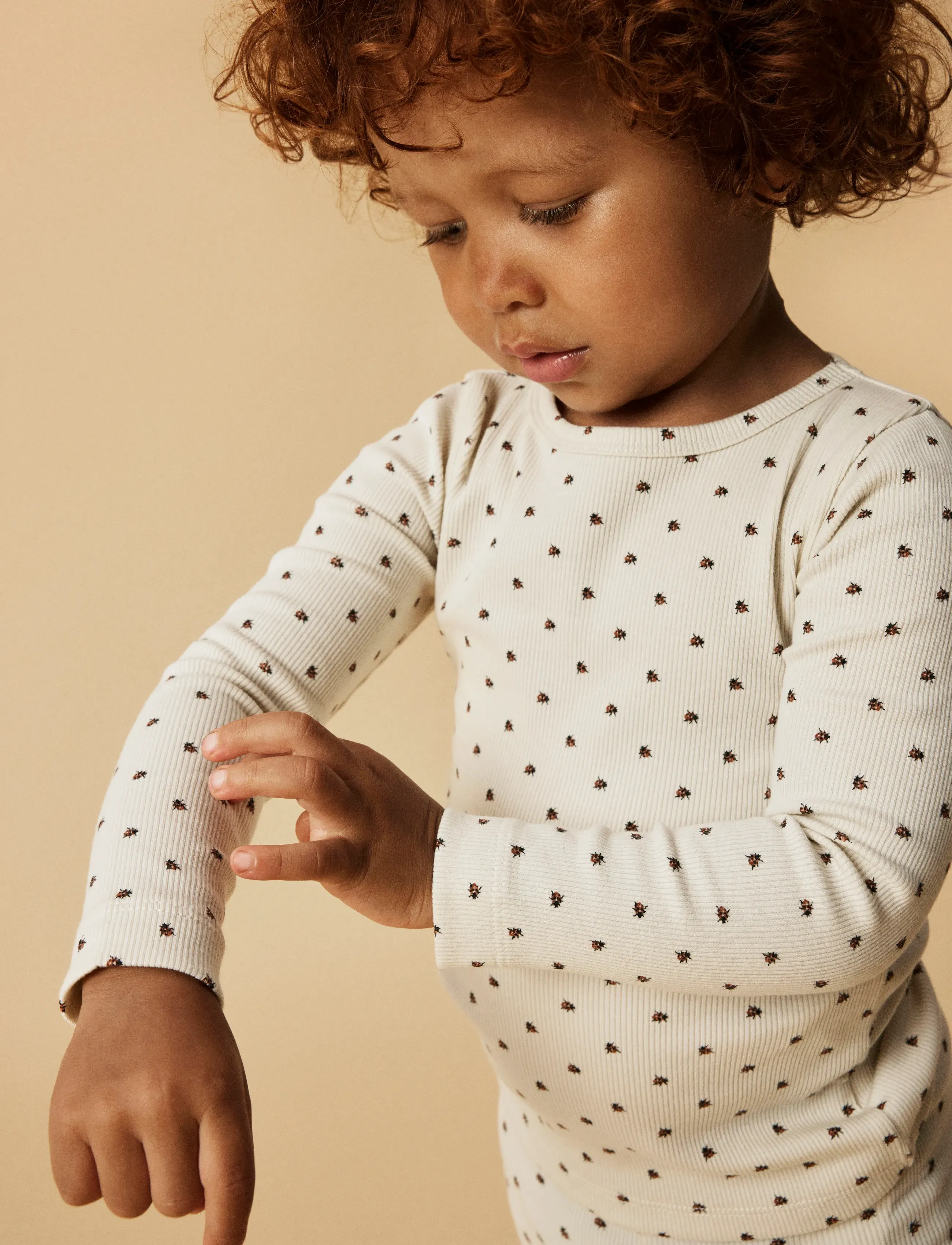 Lil'Atelier - NMNLAGO KIM LS SLIM TOP LIL NOOS - t-shirts à manches longues - turtledove - 4