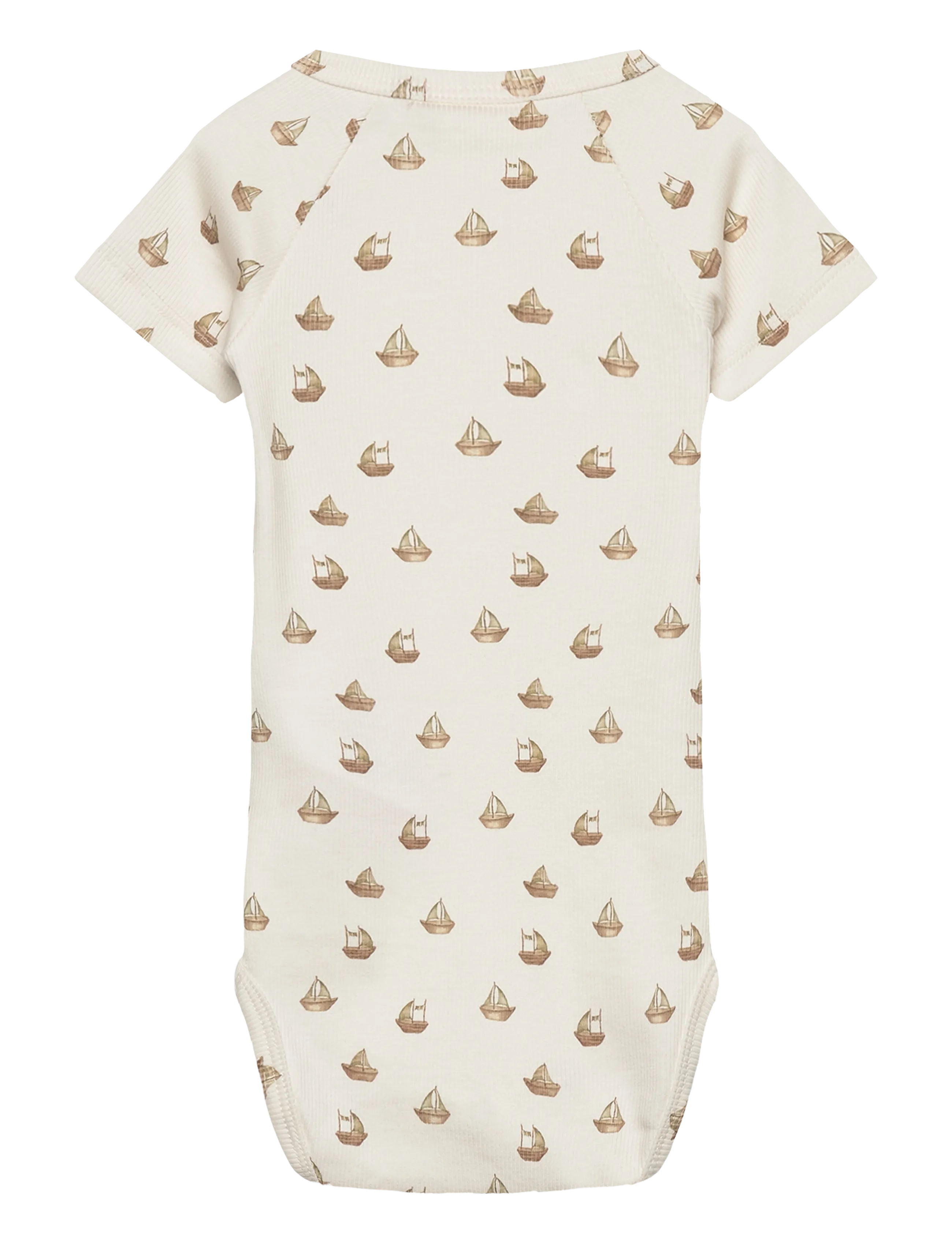 Lil'Atelier - NBMLAVO ENI SS SLIM BODY LIL - kortærmede bodyer - coconut milk - 1