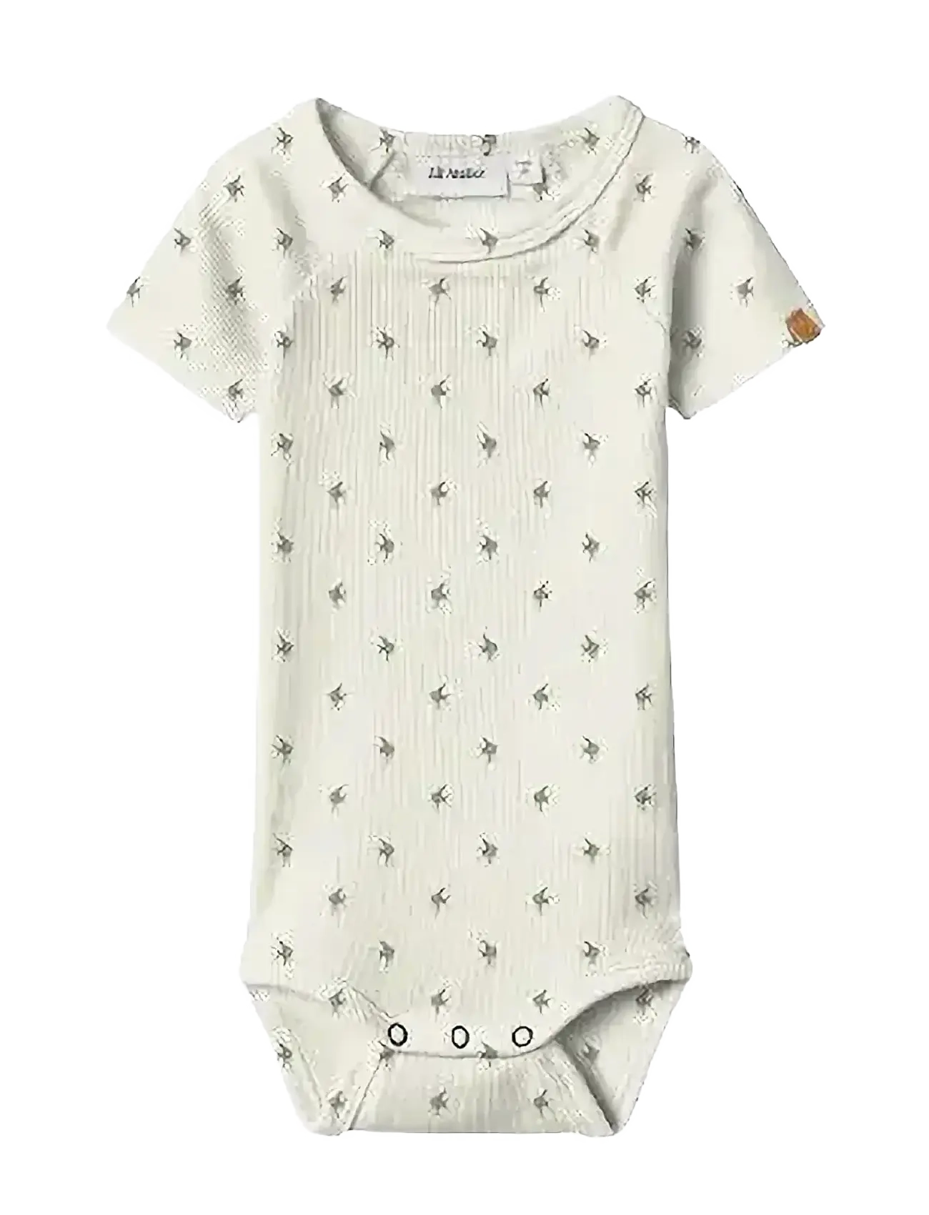 Lil'Atelier NBMLAVO ENI SS SLIM BODY LIL - Bodies - COCONUT MILK / white
