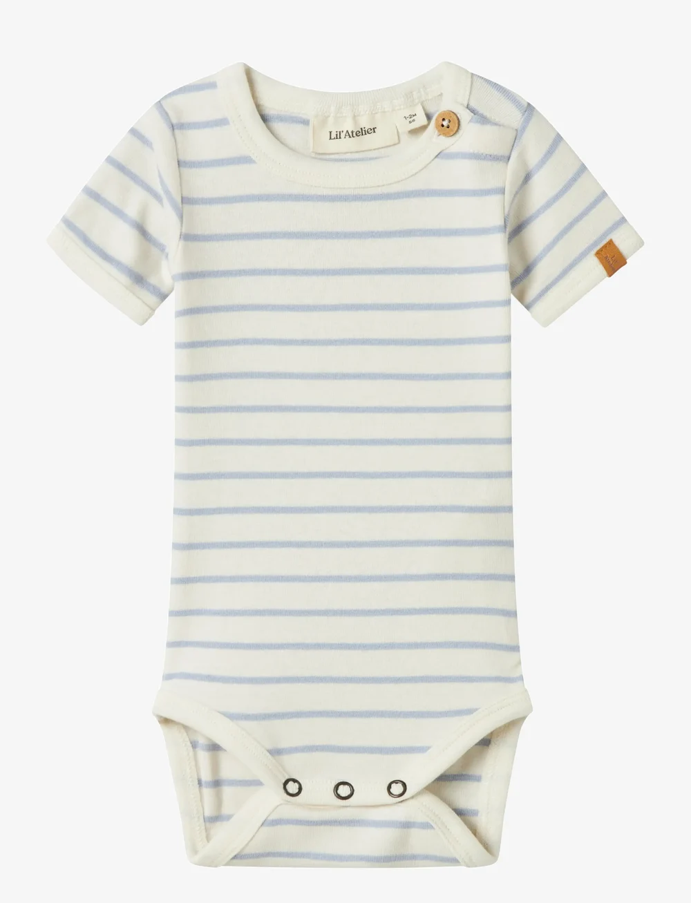 Lil'Atelier - NBMGEO ANM SS BODY LIL - lyhythihaiset bodyt - zen blue - 0