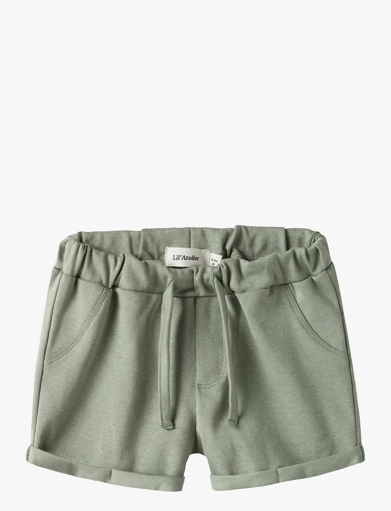 Lil'Atelier - NBNLALO TOM SHORTS LIL - mjukisshorts - seagrass - 0