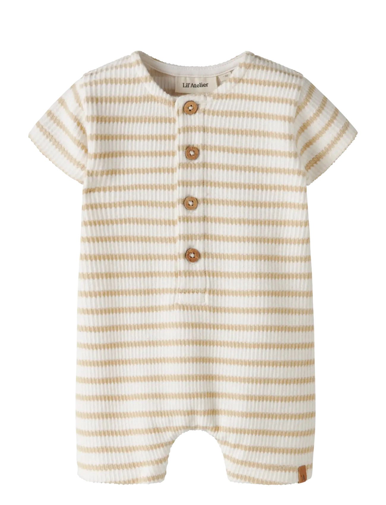 Lil'Atelier NBMTADEO SS LOOSE SUIT LIL - Kortermede heldresser - COCONUT MILK / cream