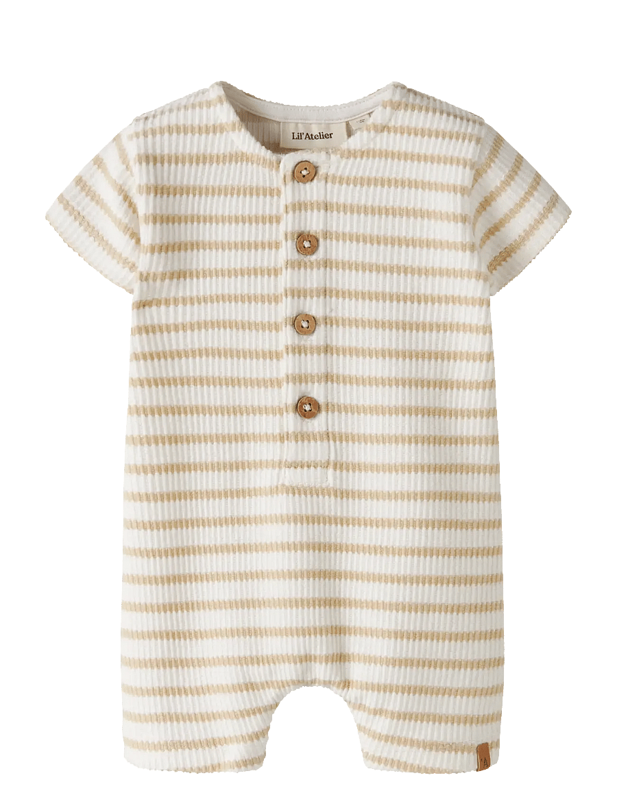 Lil'Atelier - NBMTADEO SS LOOSE SUIT LIL - À manches courtes - coconut milk - 0