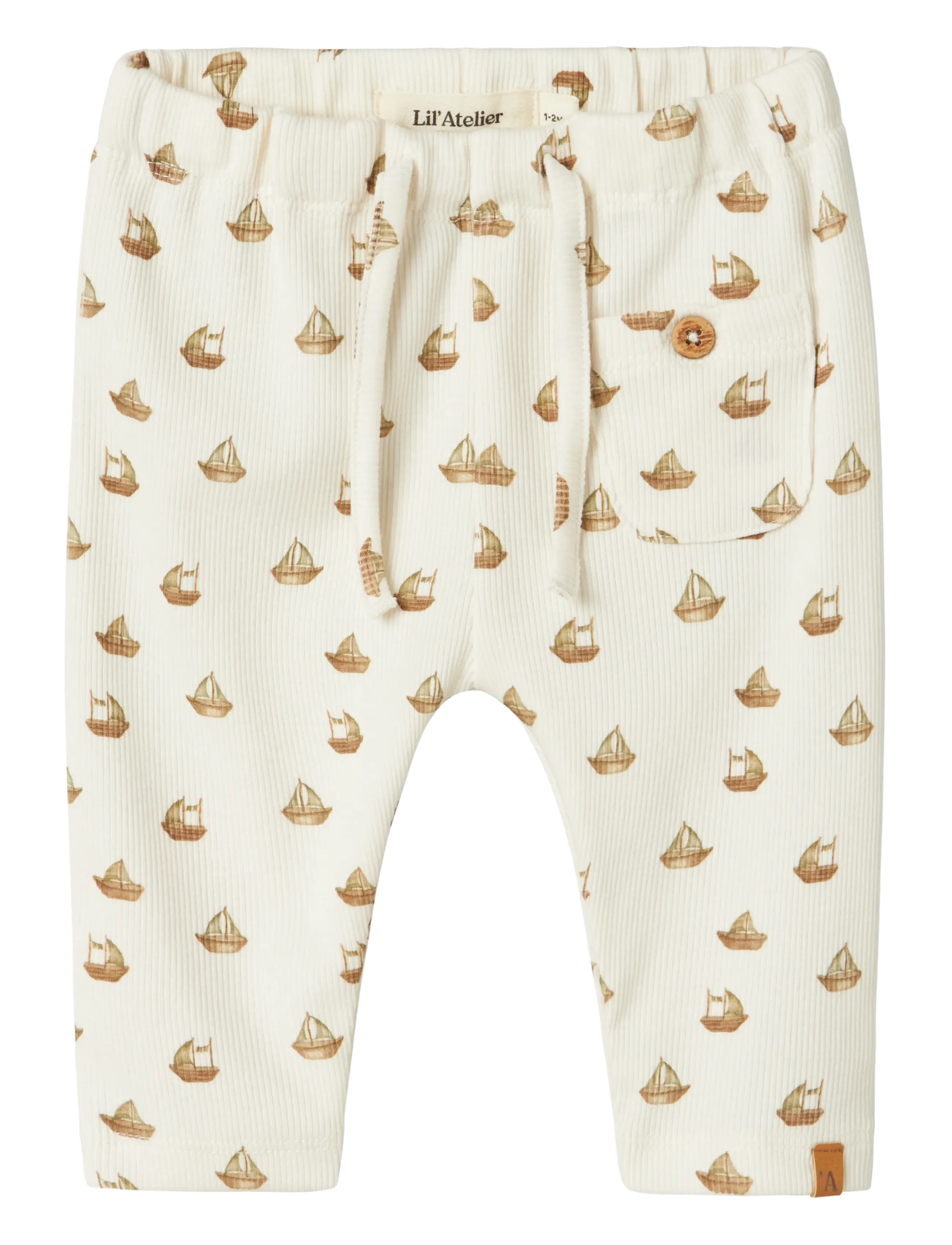 LIL'ATELIER Nbmlavo Eko Loose Hose Lil Cream - 56 - Kinder