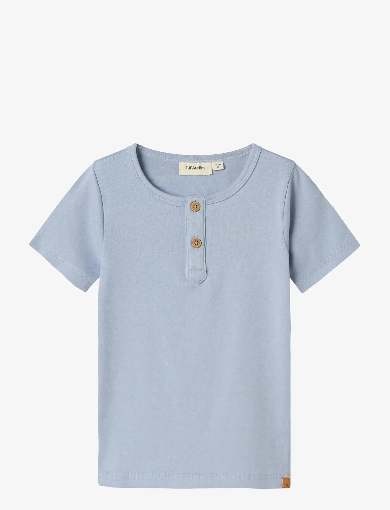 Lil'Atelier - NMMLALO TAJ SS SLIM TOP LIL - zen blue - 0