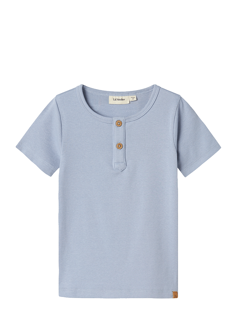 Lil'Atelier - NMMLALO TAJ SS SLIM TOP LIL - zen blue - 0