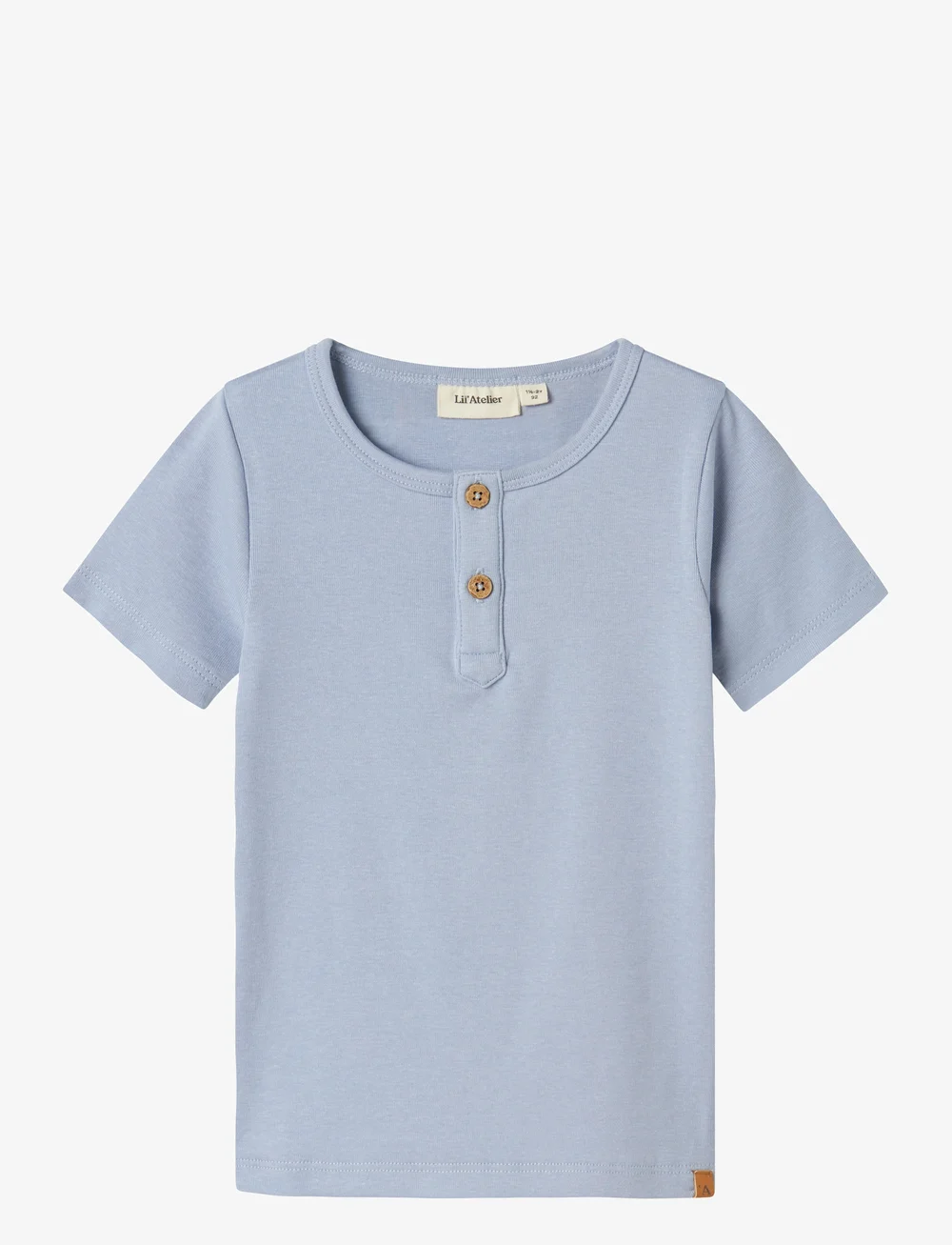 Lil'Atelier - NMMLALO TAJ SS SLIM TOP LIL - t-shirts à manches courtes - zen blue - 0