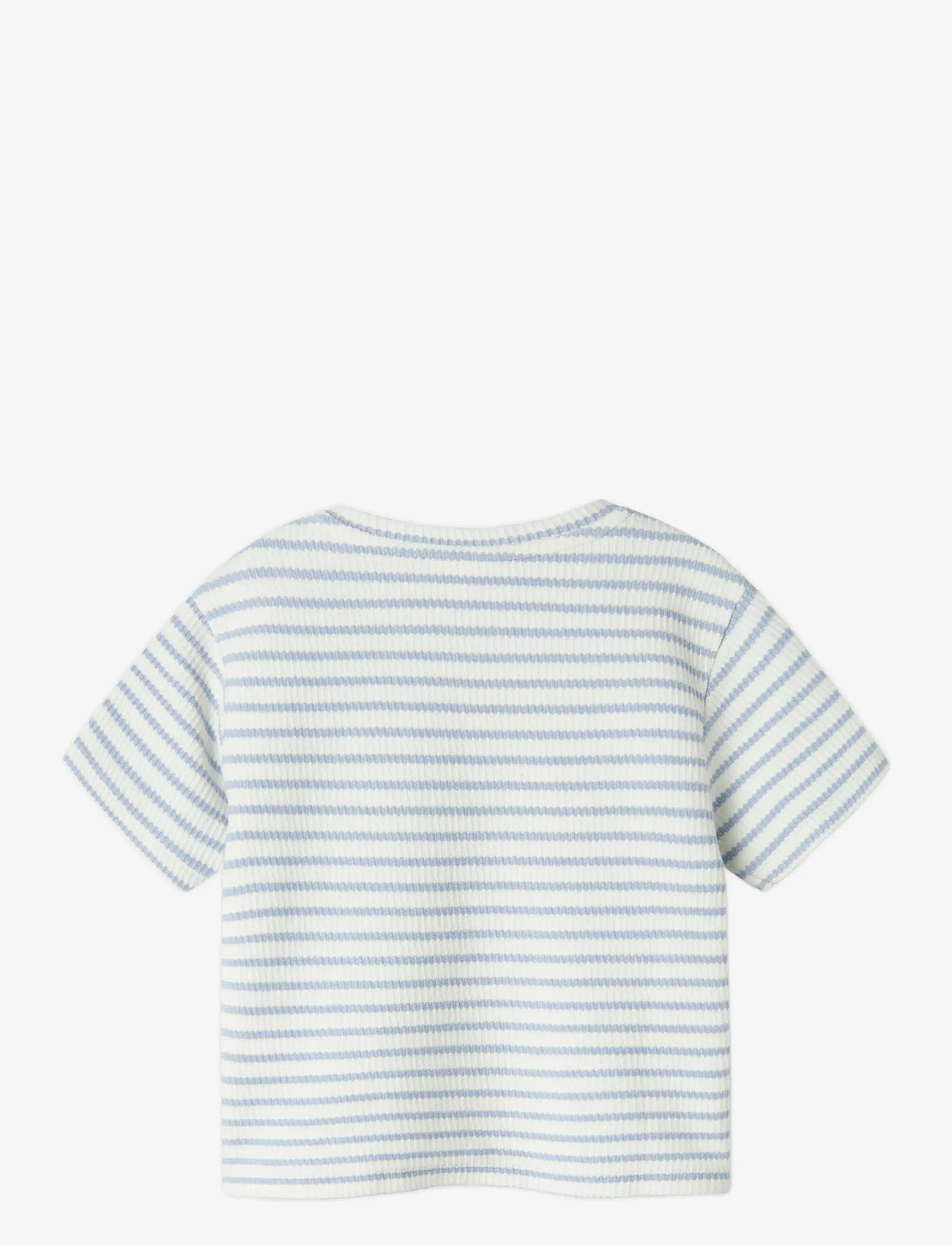 Lil'Atelier - NMMTADEO SS LOOSE TOP LIL - lyhythihaiset t-paidat - zen blue - 1