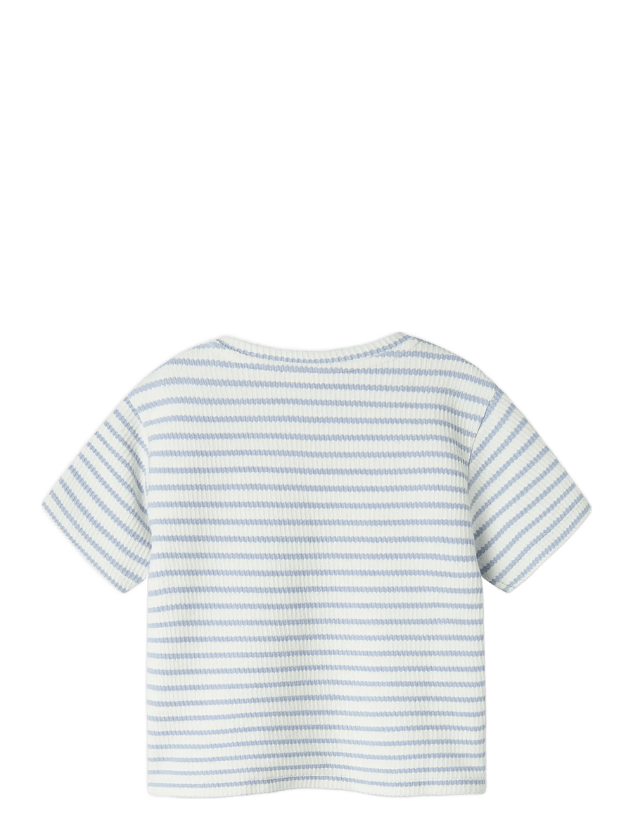 Lil'Atelier - NMMTADEO SS LOOSE TOP LIL - zen blue - 2
