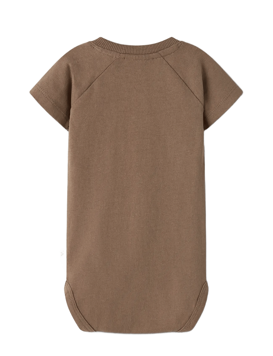 Lil'Atelier - NBMDOLAN JOE SS BODY LIL - kurzärmelige bodys - coca mocha - 1