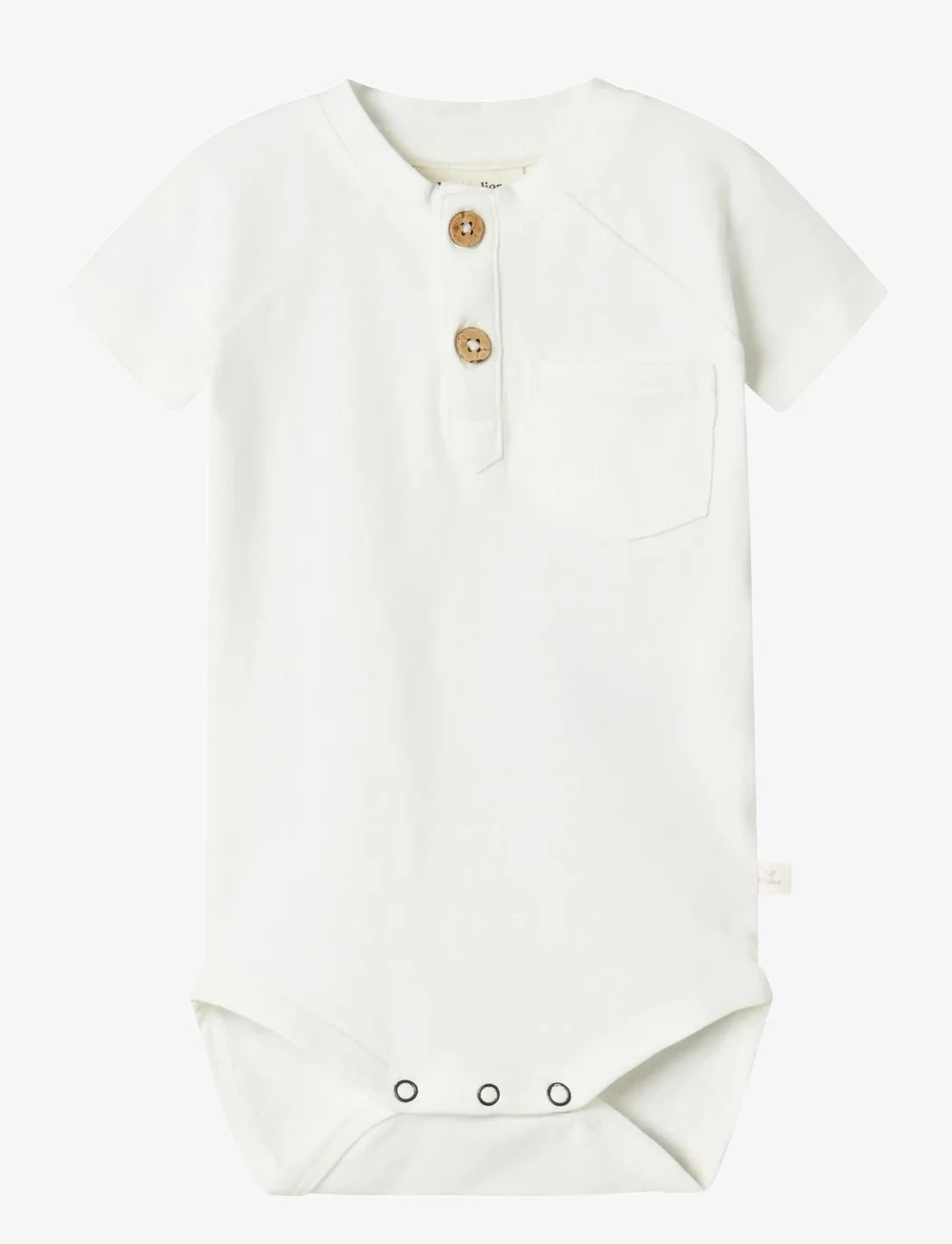 Lil'Atelier - NBMDOLAN JOE SS BODY LIL - kortærmede bodyer - coconut milk - 0