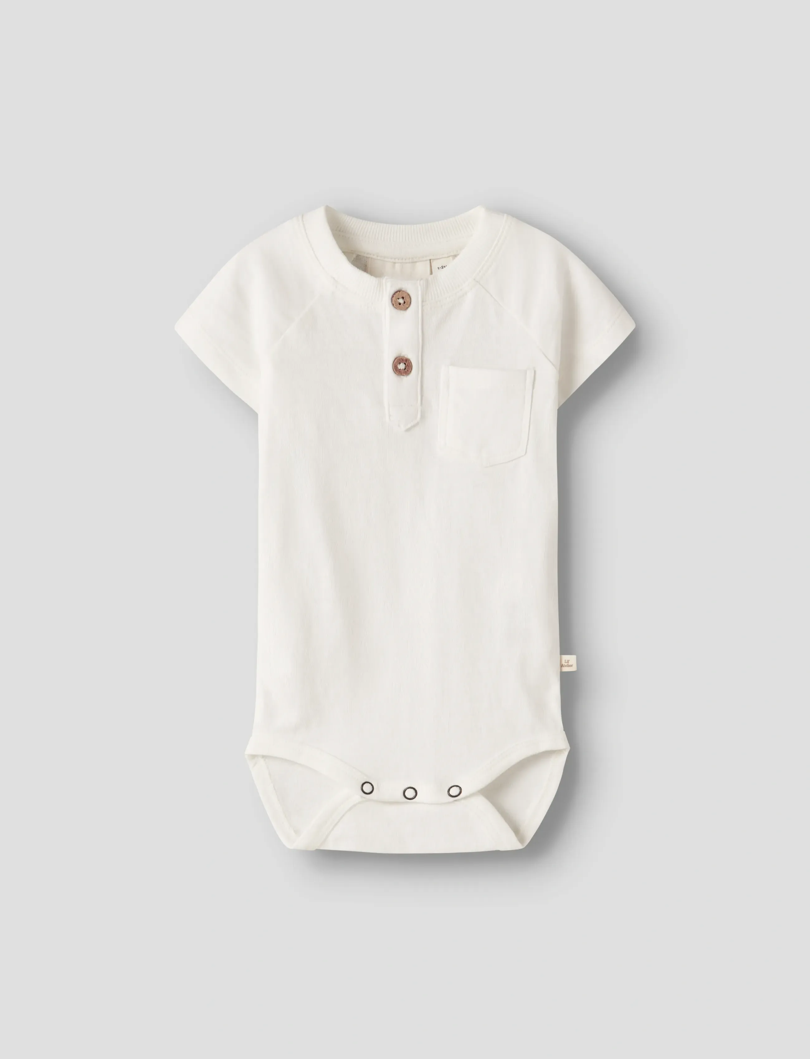 Lil'Atelier Nbmdolan Joe Ss Body Lil, 56, Bodys, Weiß - Short-sleeved, Kinder