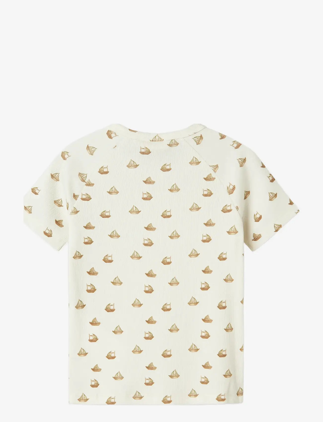 Lil'Atelier - NMMLAVO ENI SS SLIM TOP LIL - lühikeste varrukatega t-särgid - coconut milk - 1