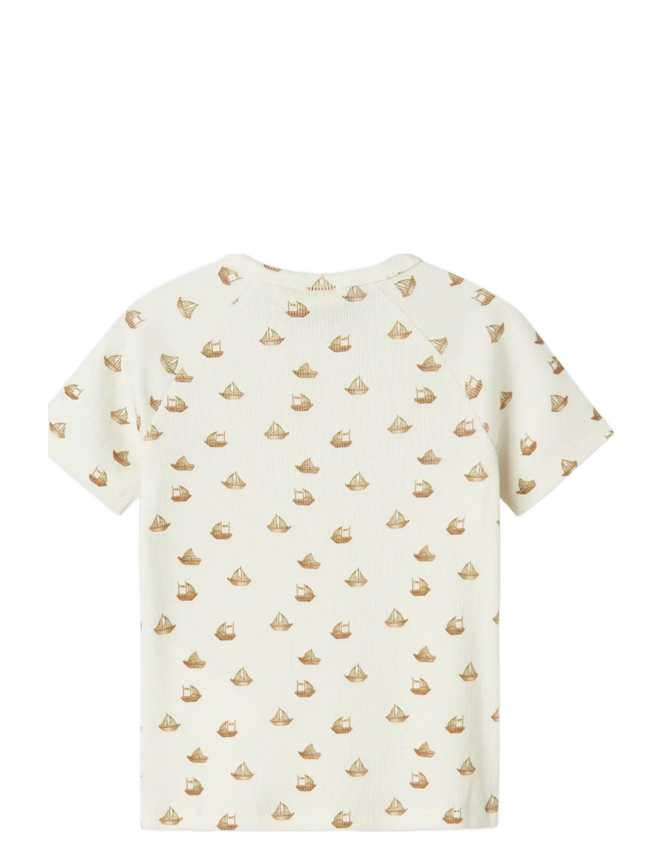 Lil'Atelier - NMMLAVO ENI SS SLIM TOP LIL - kortärmade t-shirts - coconut milk - 1