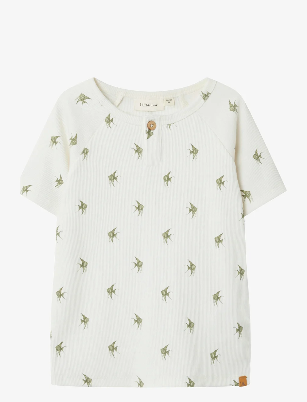 Lil'Atelier - NMMLAVO ENI SS SLIM TOP LIL - kurzärmelige - coconut milk - 1