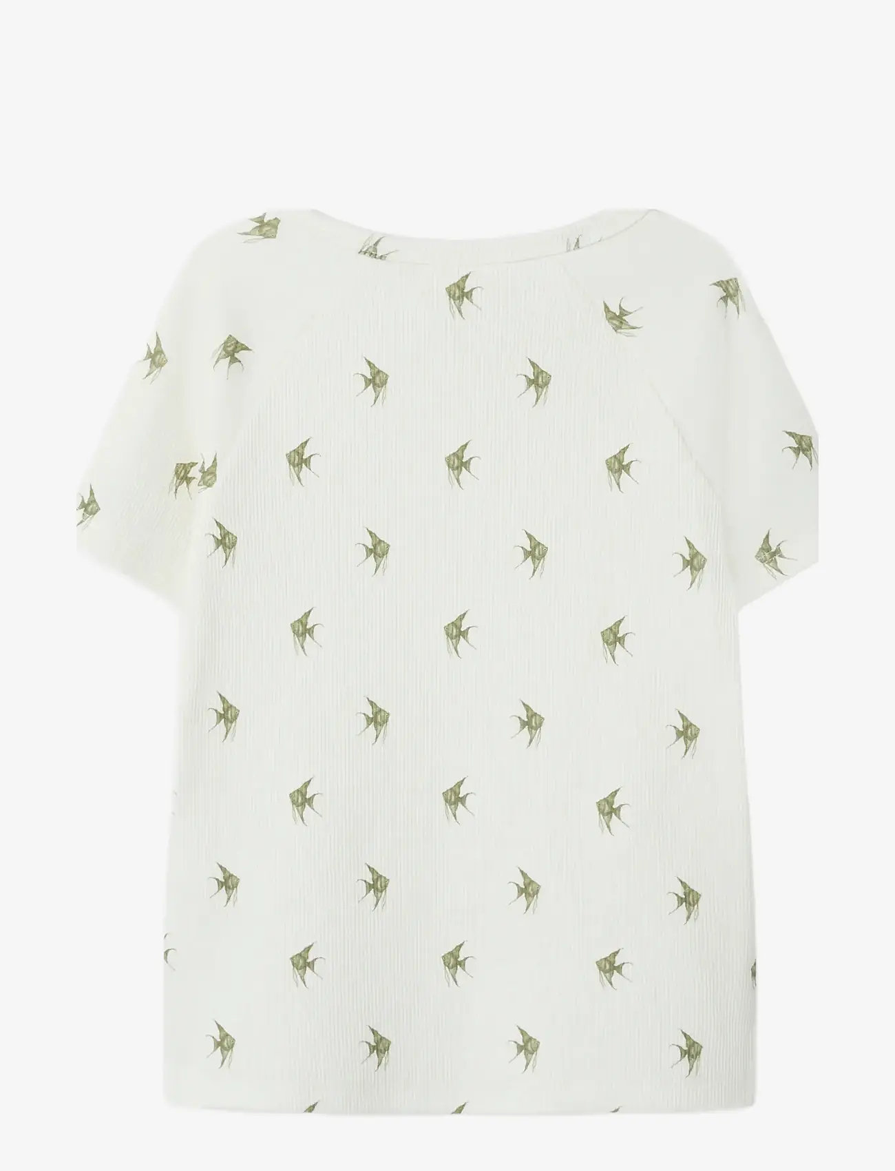 Lil'Atelier - NMMLAVO ENI SS SLIM TOP LIL - krótki rękaw - coconut milk - 2