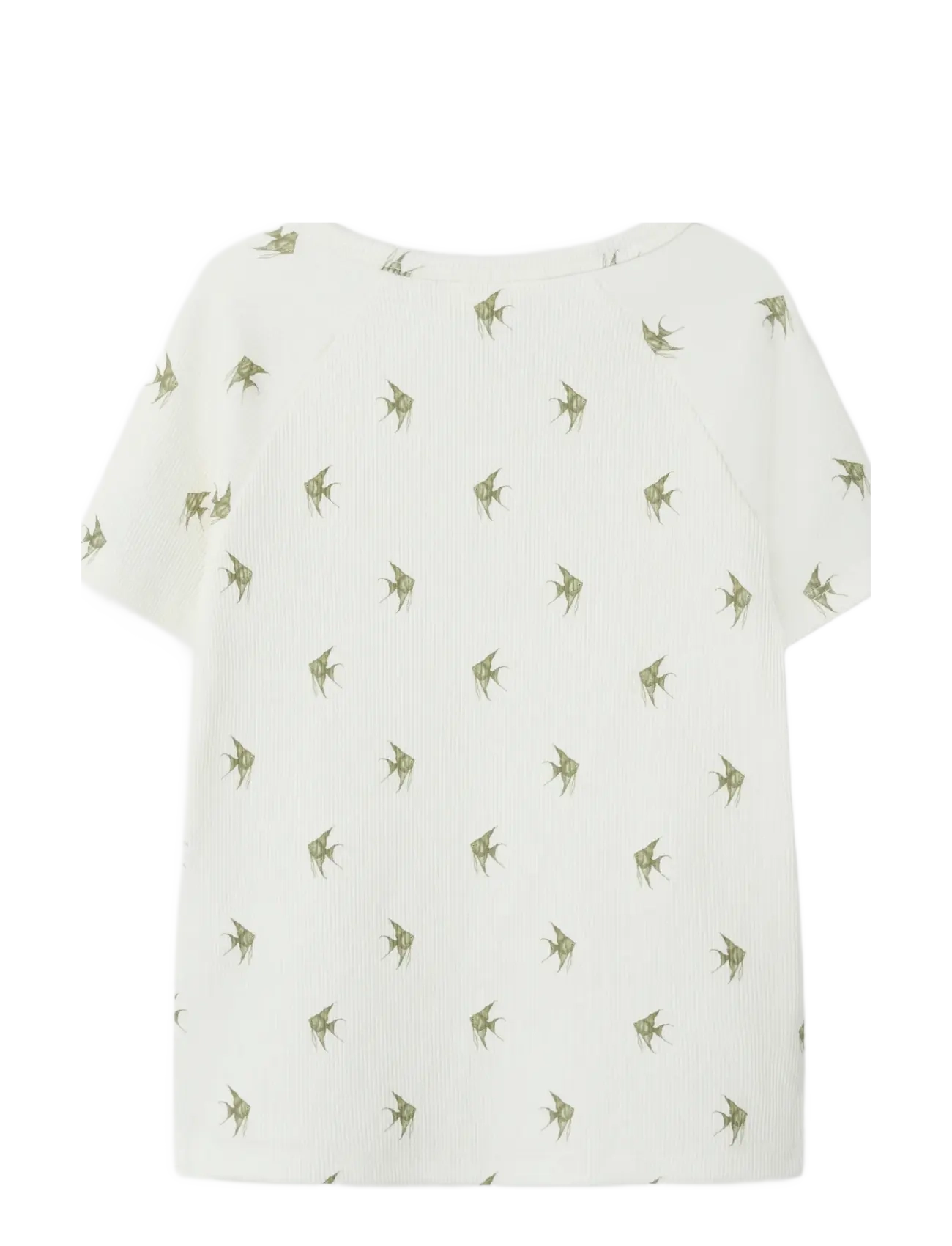 Lil'Atelier - NMMLAVO ENI SS SLIM TOP LIL - kortærmede t-shirts - coconut milk - 2