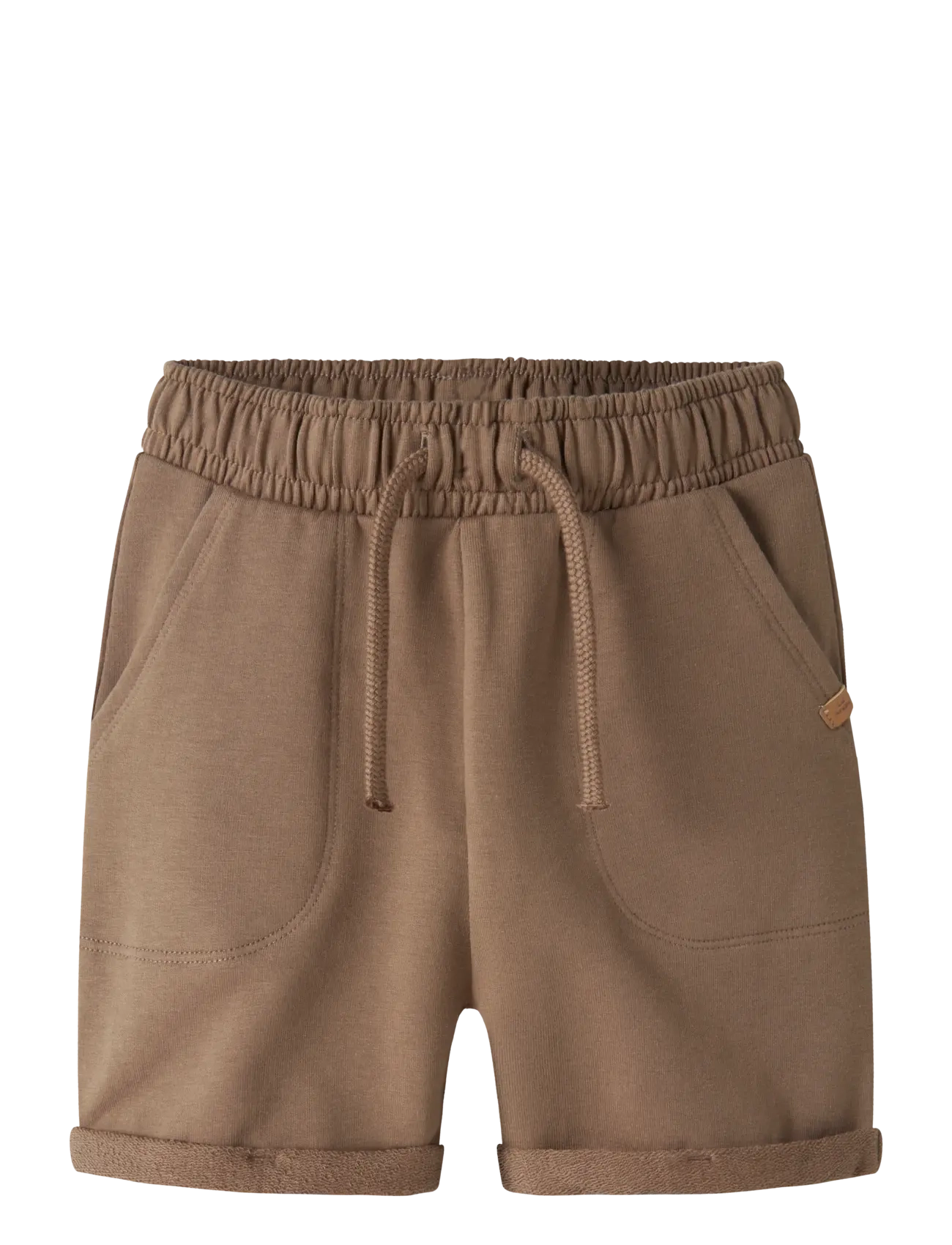 Lil'Atelier NMNOMAS SWEAT SHORTS LIL - Shorts - COCA MOCHA / brown